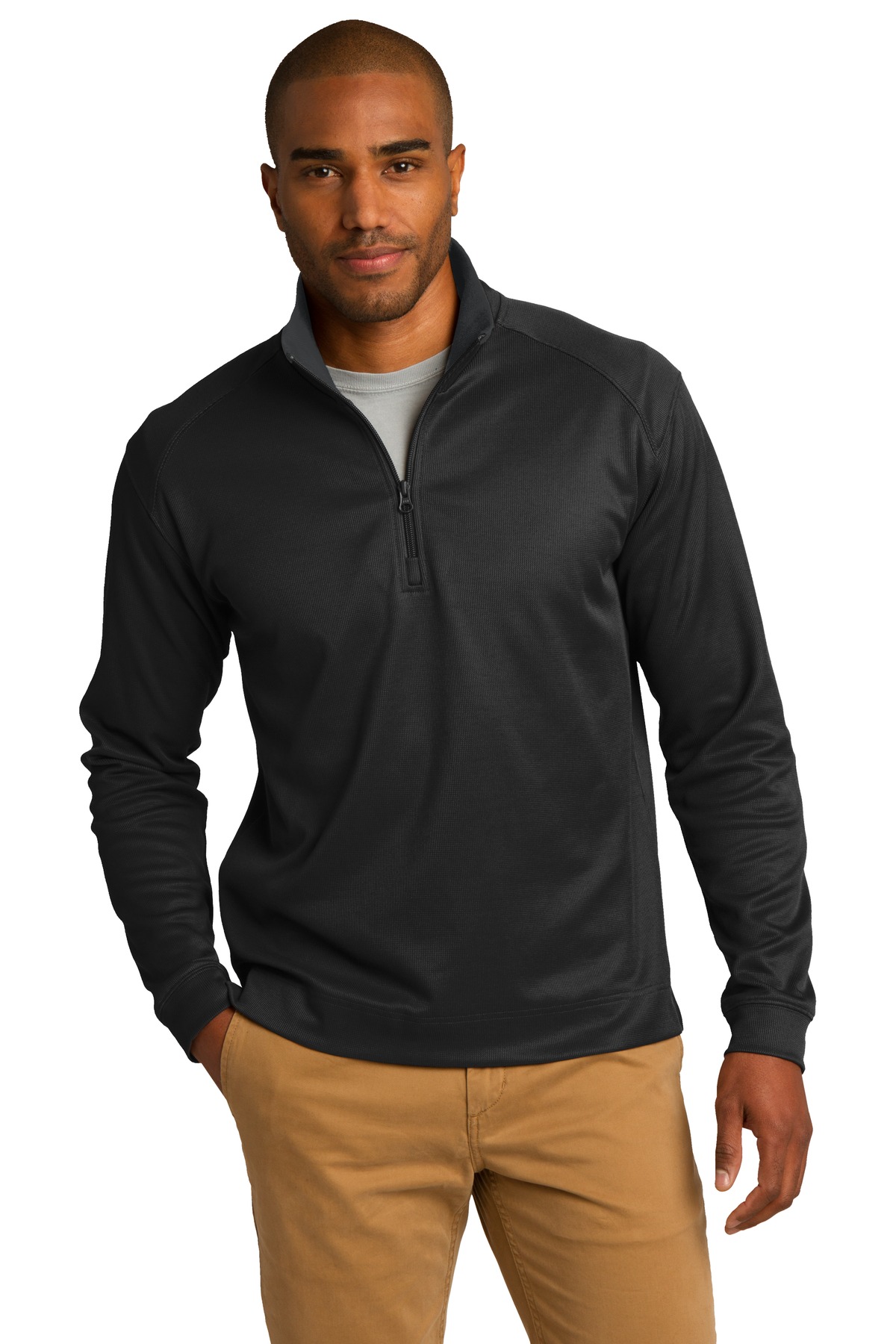 Port Authority ®  Vertical Texture 1/4-Zip Pullover. K805