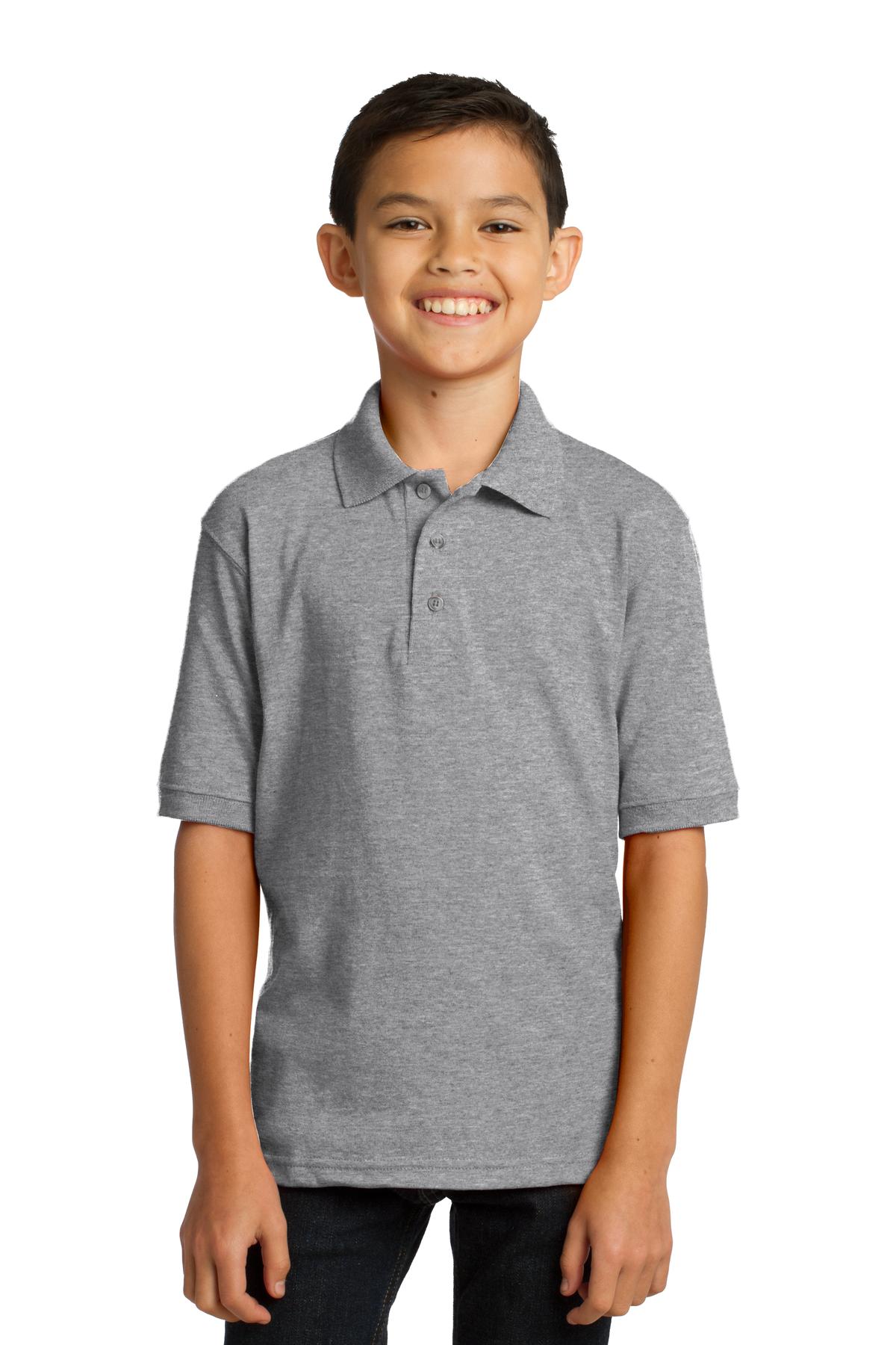 Port & Company ®  Youth Core Blend Jersey Knit Polo. KP55Y