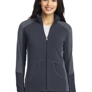 Port Authority ®  Ladies Colorblock Microfleece Jacket. L230