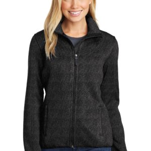 Port Authority ®  Ladies Sweater Fleece Jacket. L232
