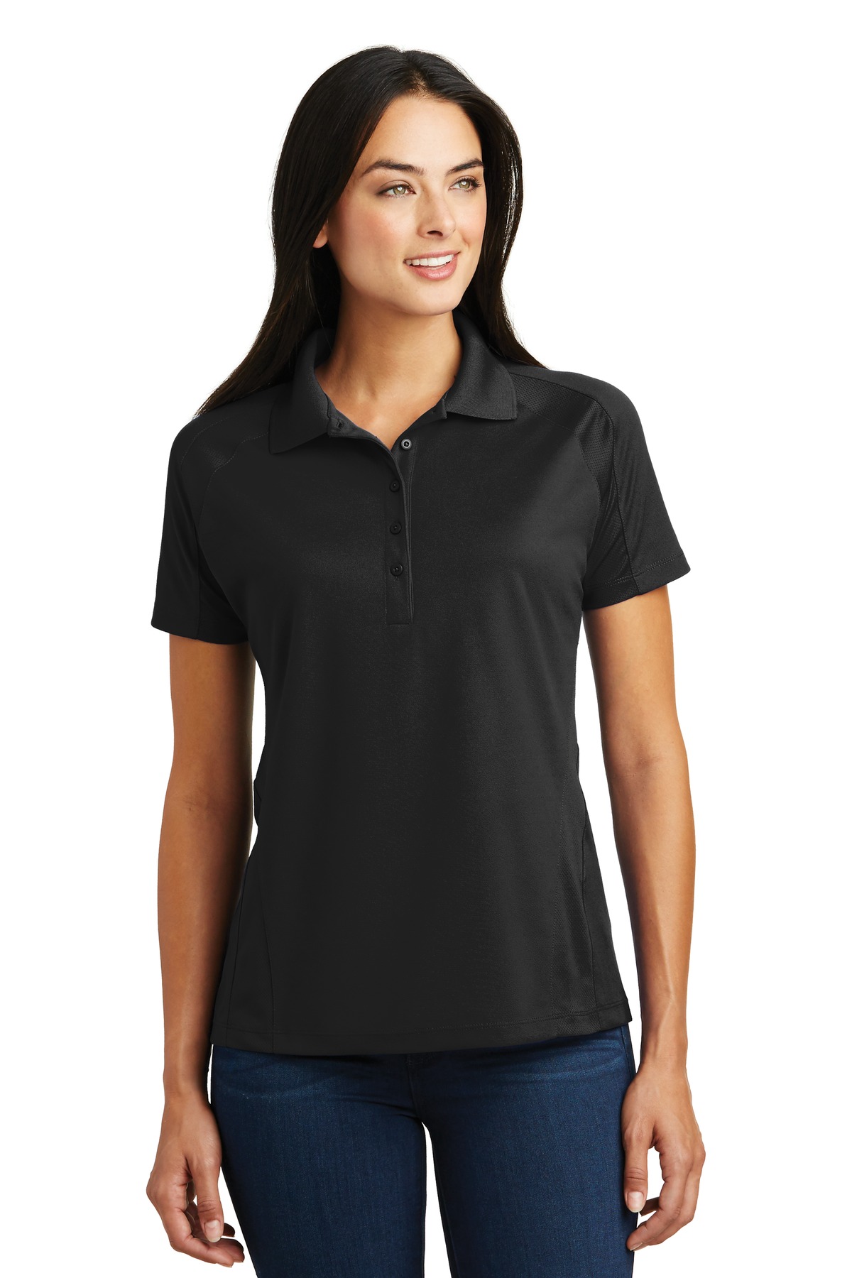 Sport-Tek ®  Ladies Dri-Mesh ®  Pro Polo. L474