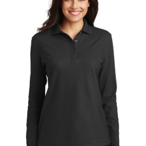 Port Authority ®  Ladies  Silk Touch™ Long Sleeve Polo.  L500LS