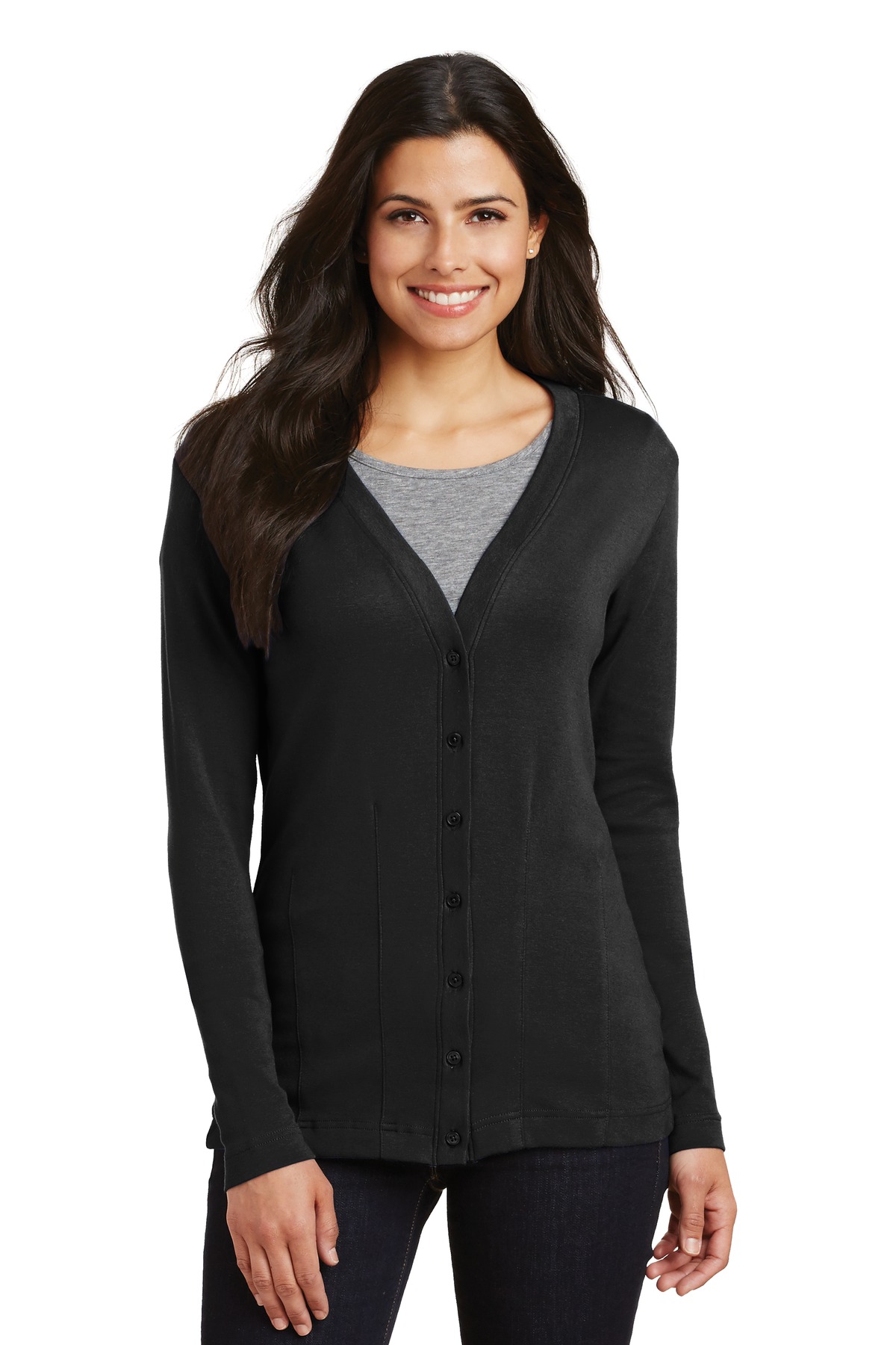 Port Authority ®  Ladies Modern Stretch Cotton Cardigan. L515