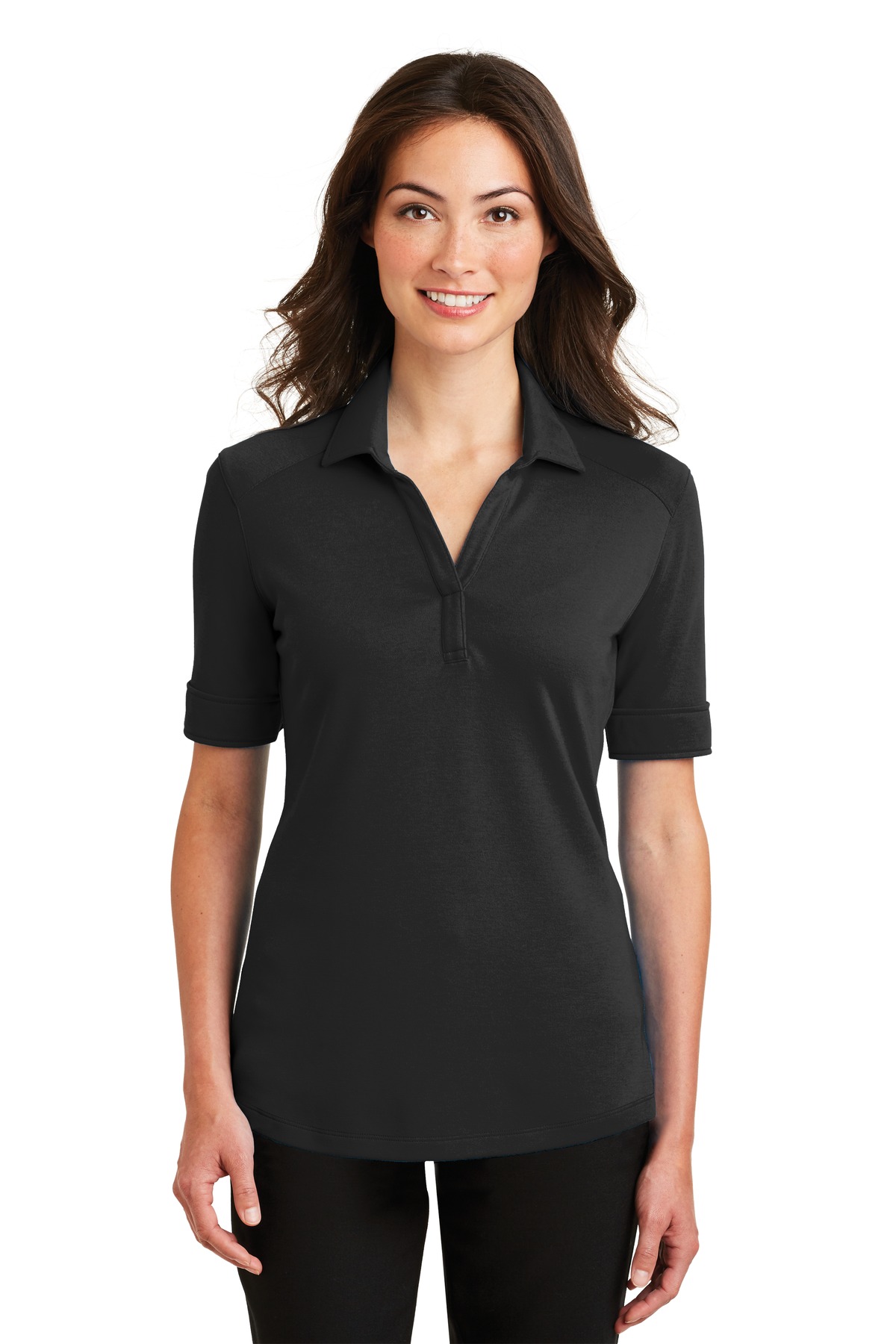 Port Authority ®  Ladies Silk Touch ™  Interlock Performance Polo. L5200