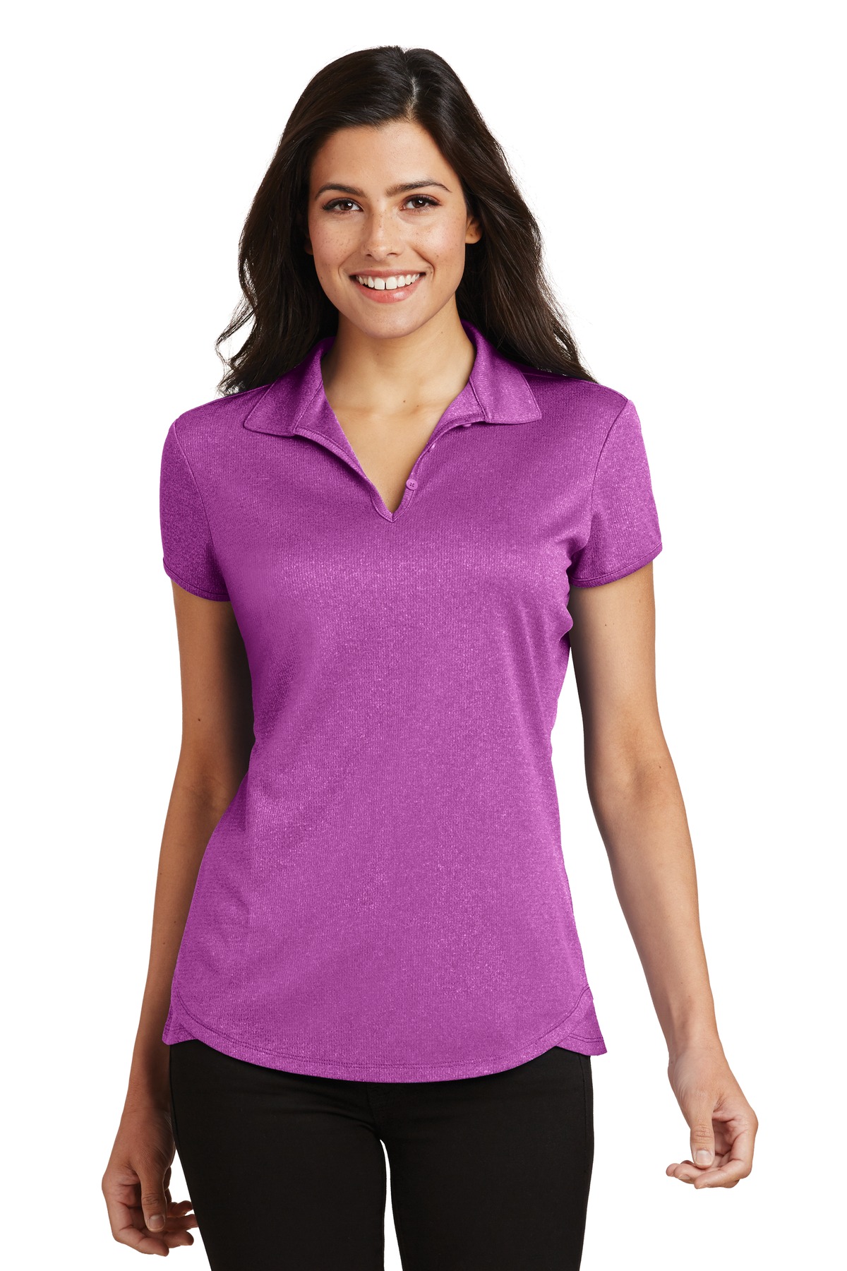 Port Authority ®  Ladies Trace Heather Polo. L576