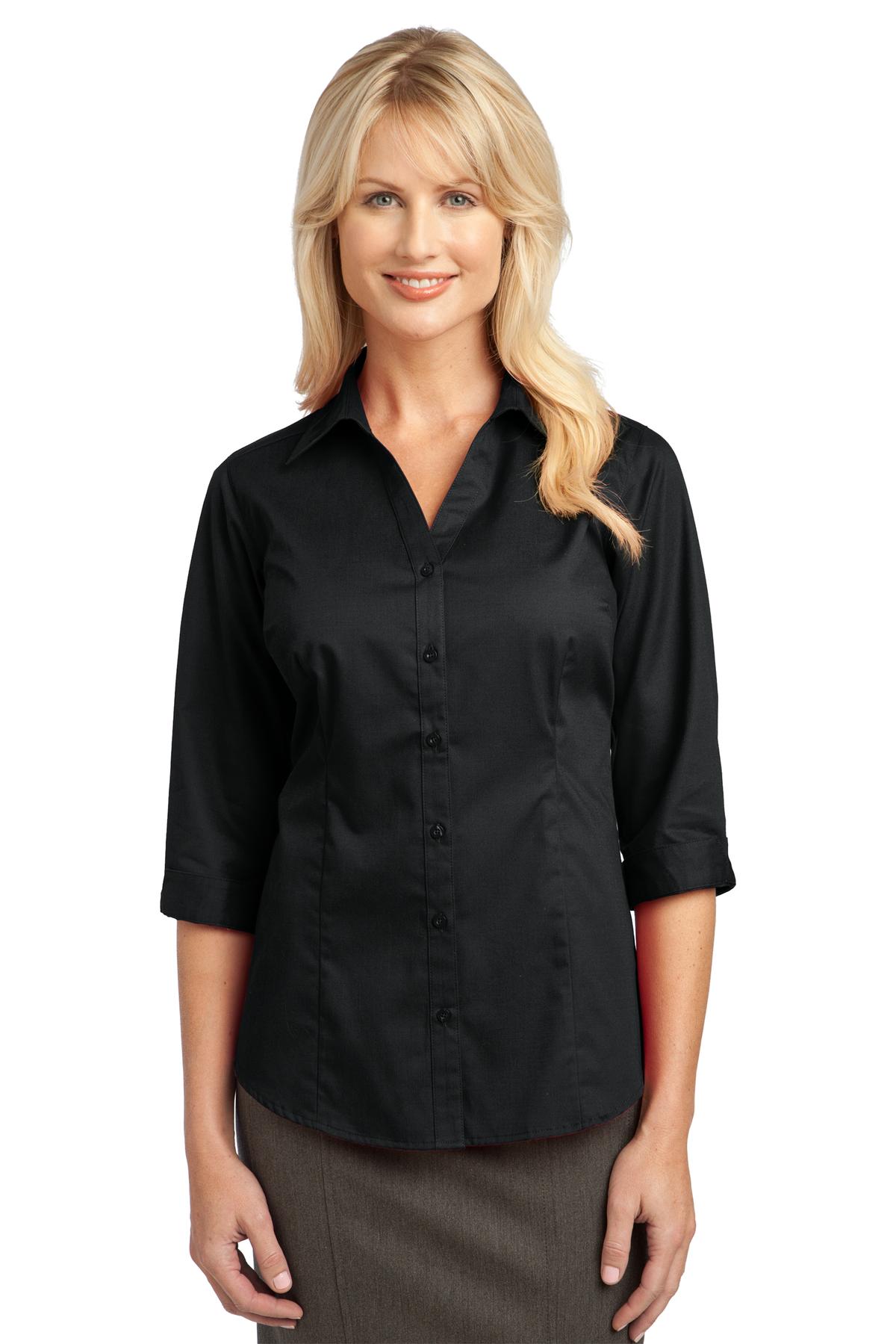 IMPROVED  Port Authority ®  Ladies 3/4-Sleeve Blouse. L6290