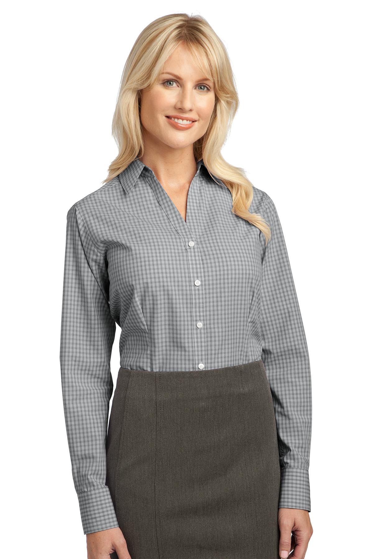 Port Authority ®  Ladies Plaid Pattern Easy Care Shirt. L639