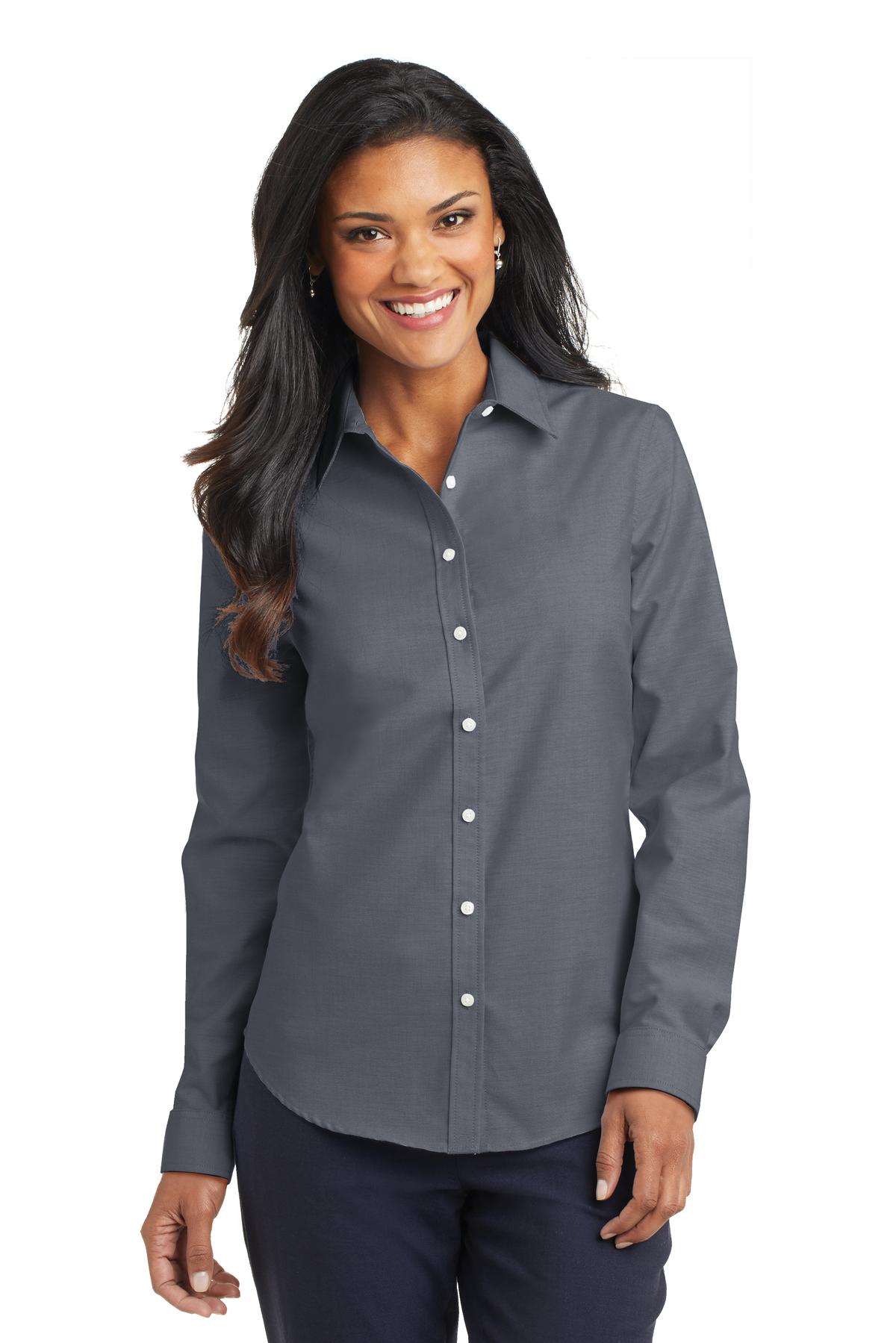 Port Authority ®  Ladies SuperPro ™  Oxford Shirt. L658