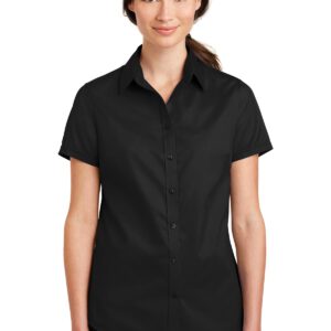 Port Authority ®  Ladies Short Sleeve SuperPro ™  Twill Shirt. L664