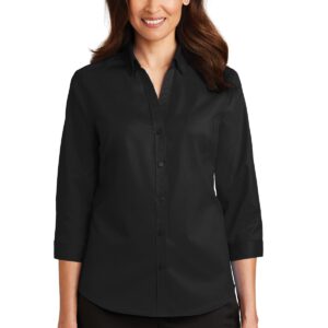 Port Authority ®  Ladies 3/4-Sleeve SuperPro ™  Twill Shirt. L665