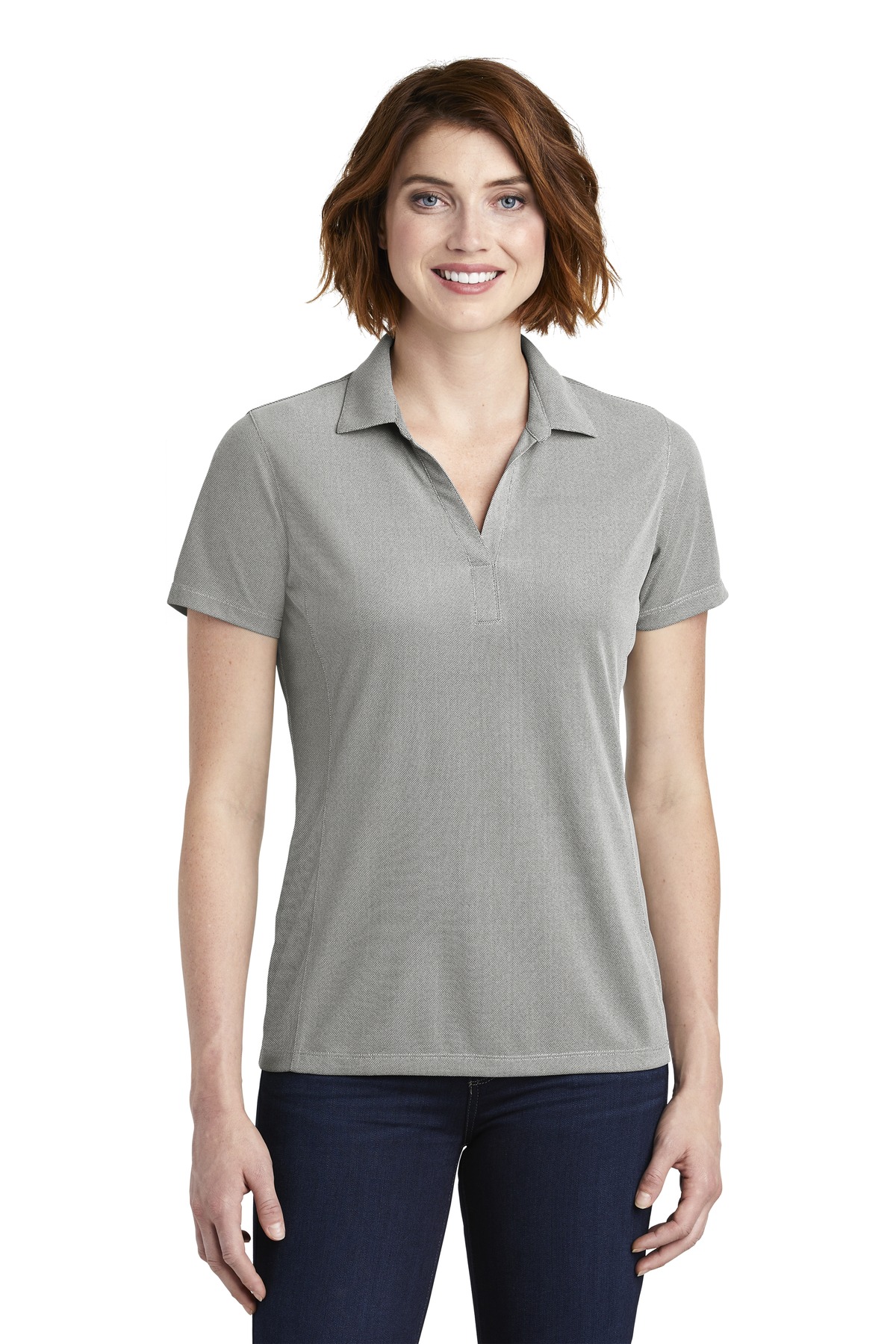 Port Authority  ®  Ladies Poly Oxford Pique Polo. LK582