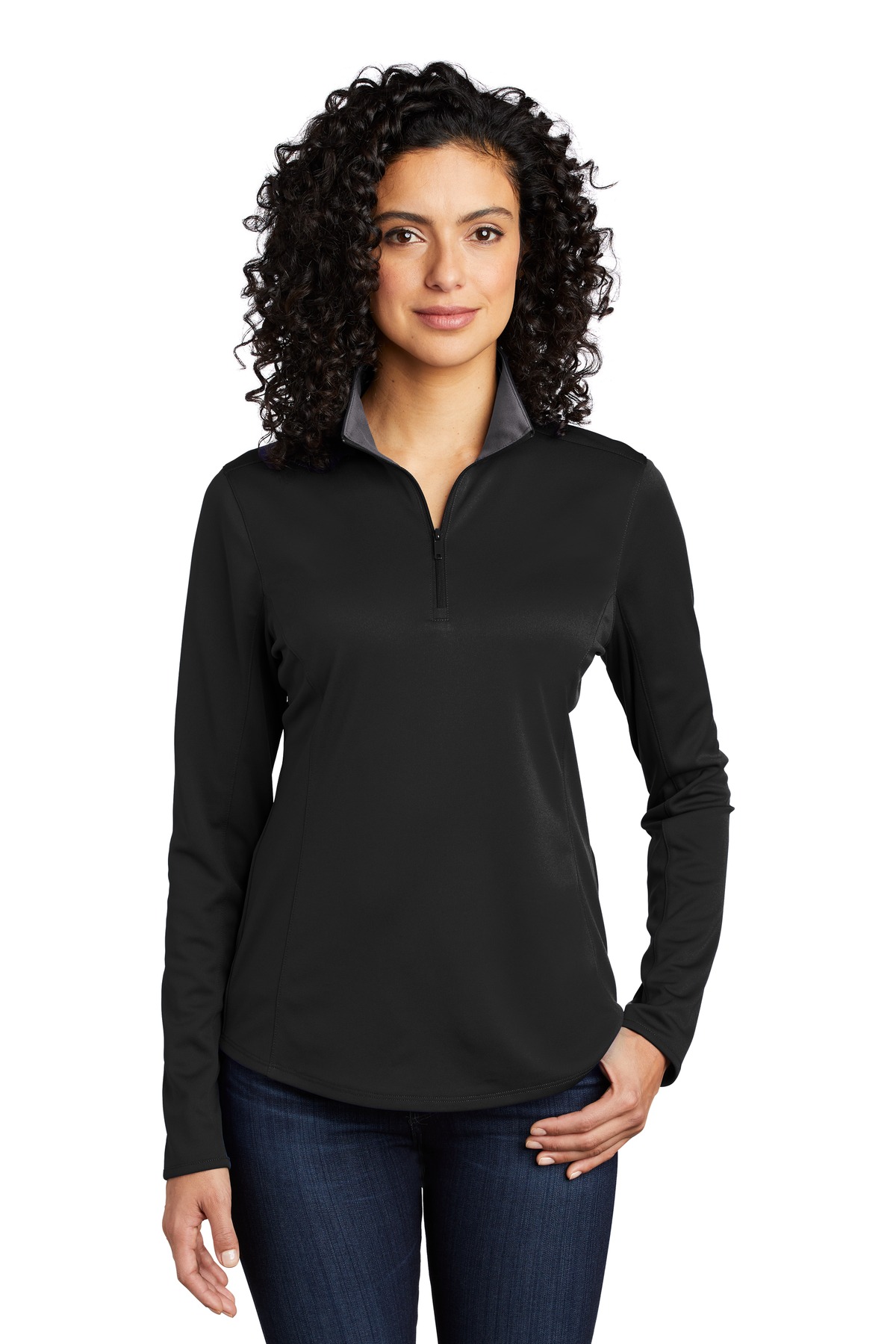 Port Authority  ®  Ladies Silk Touch  ™  Performance 1/4-Zip LK584