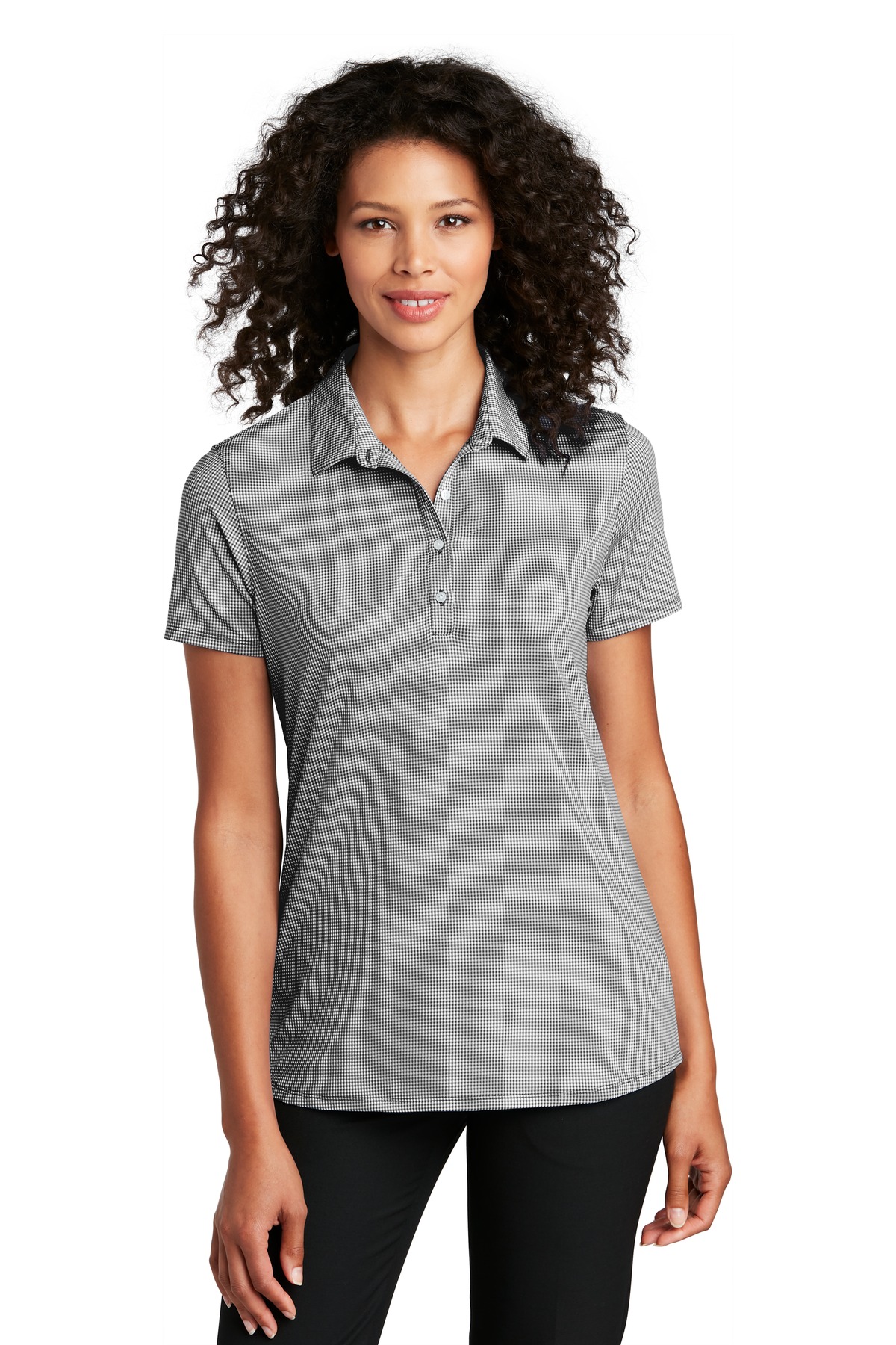 Port Authority  ®  Ladies Gingham Polo LK646