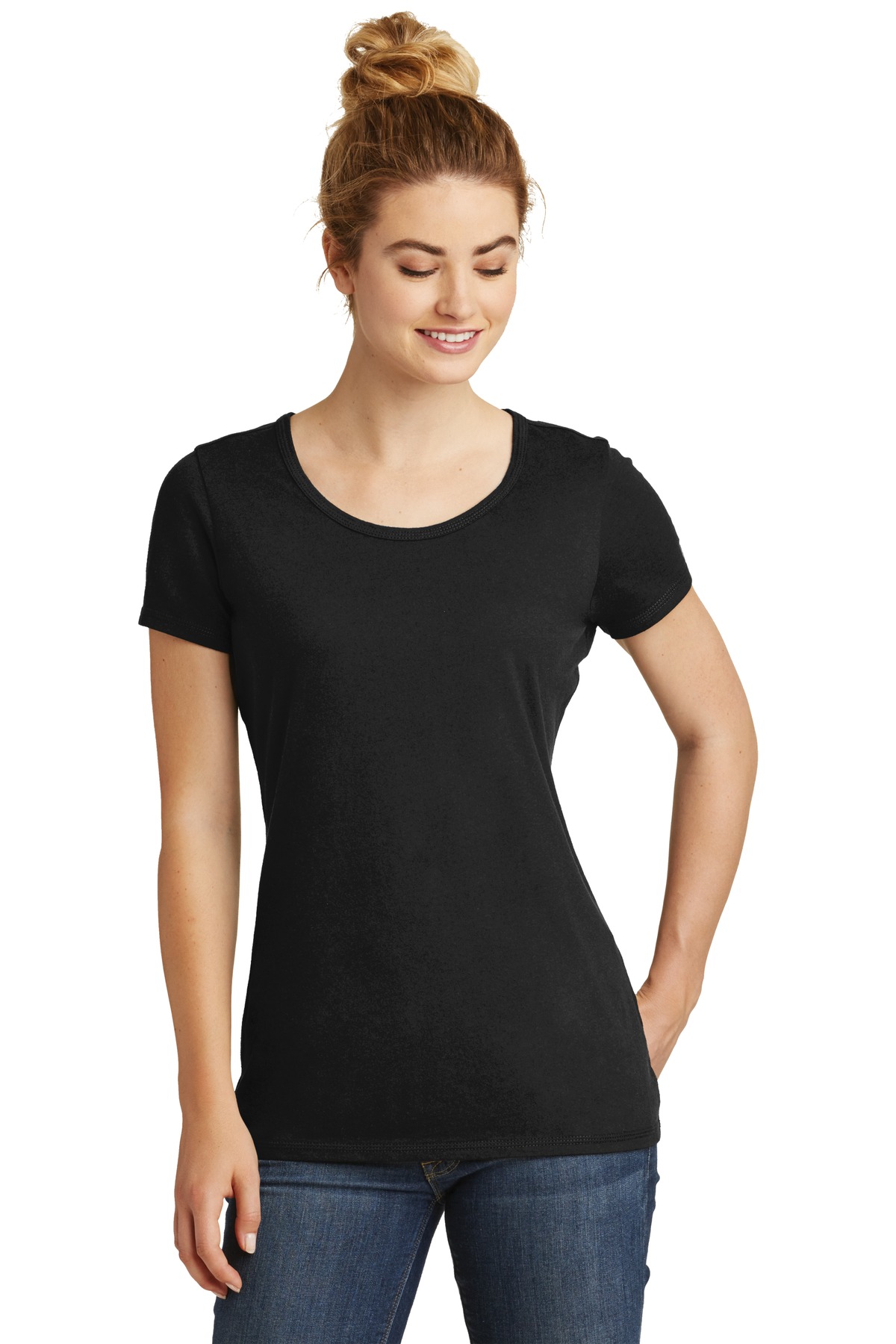 New Era  ®  Ladies Tri-Blend Performance Scoop Tee. LNEA130