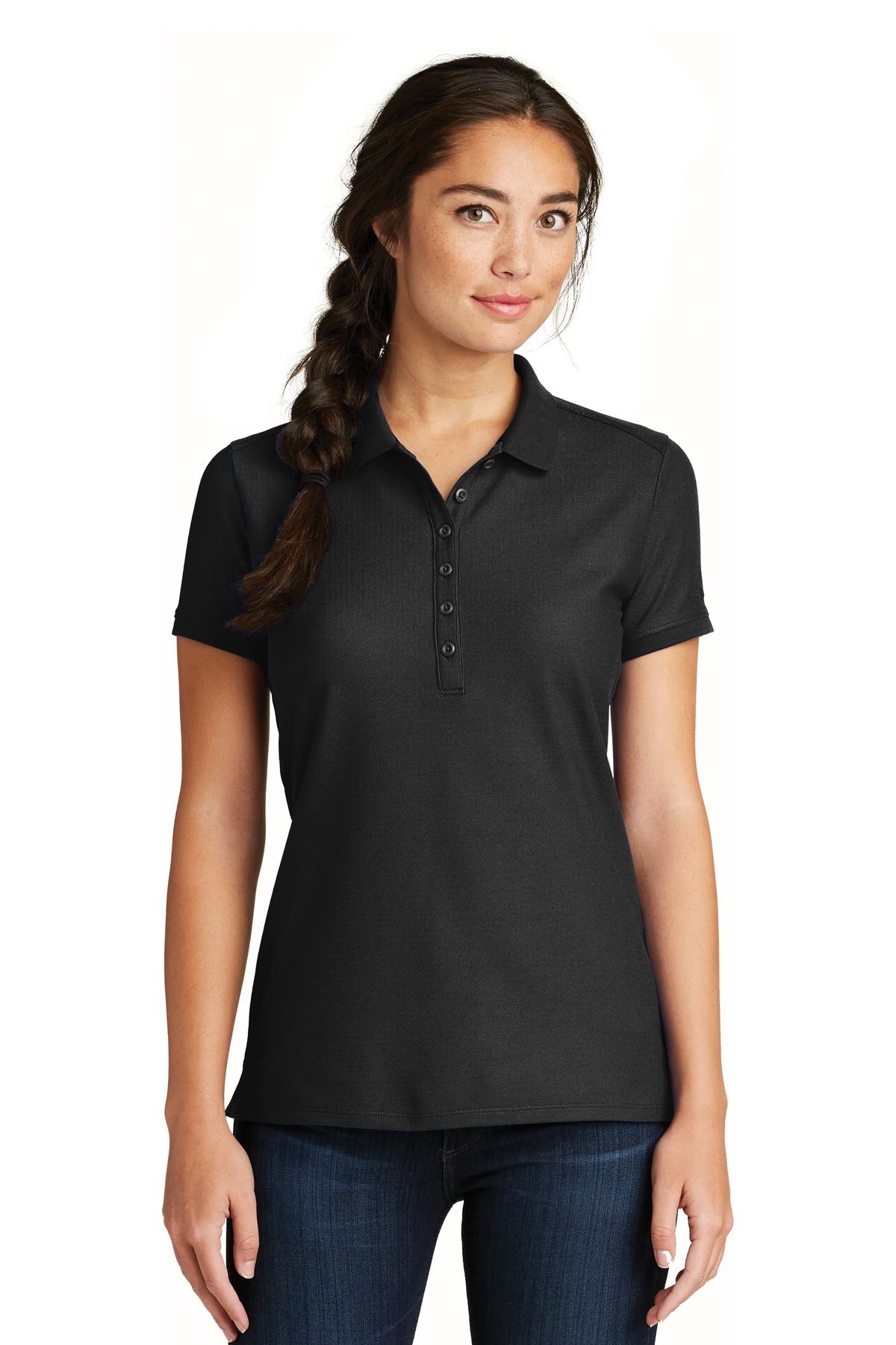 New Era  ®  Ladies Venue Home Plate Polo. LNEA300