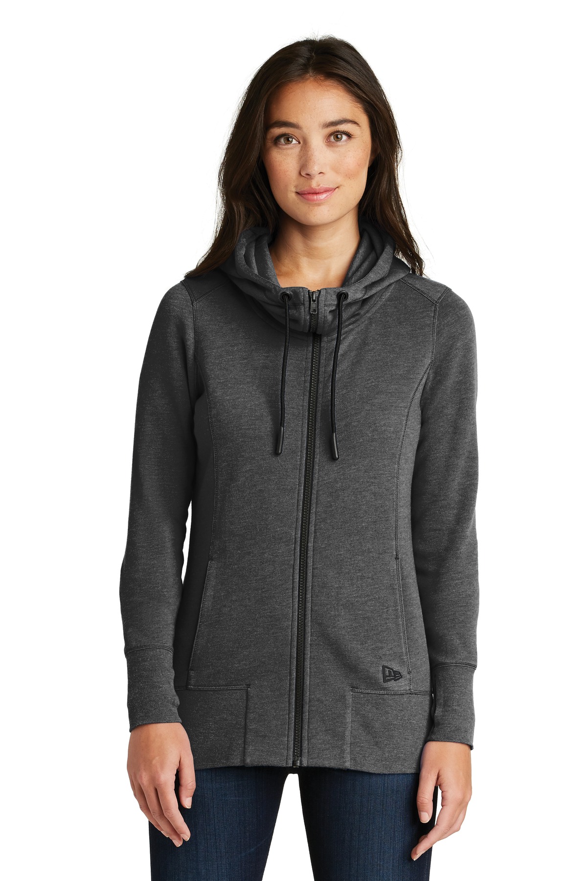 New Era  ®  Ladies Tri-Blend Fleece Full-Zip Hoodie. LNEA511