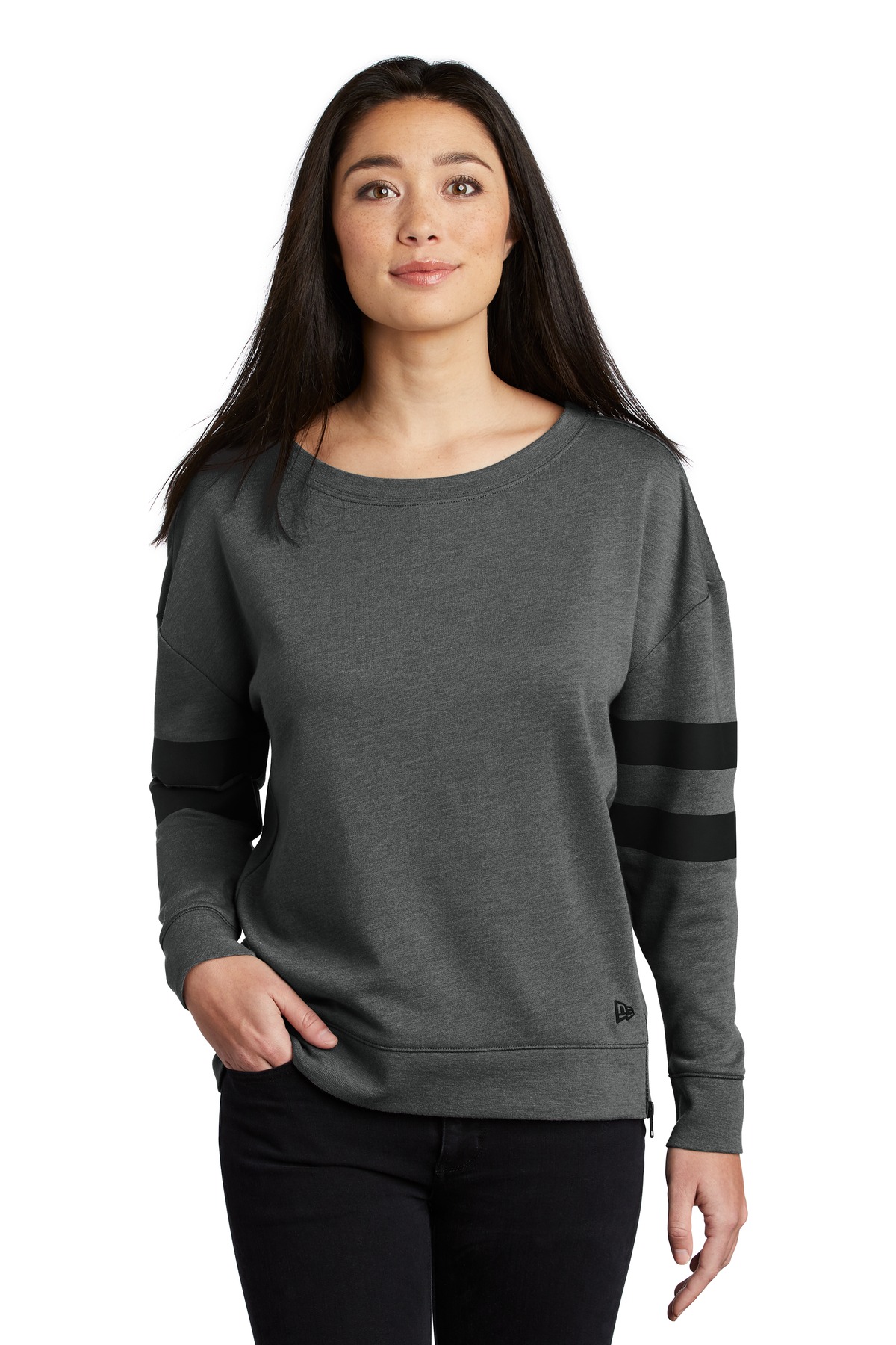 New Era  ®  Ladies Tri-Blend Fleece Varsity Crew LNEA513