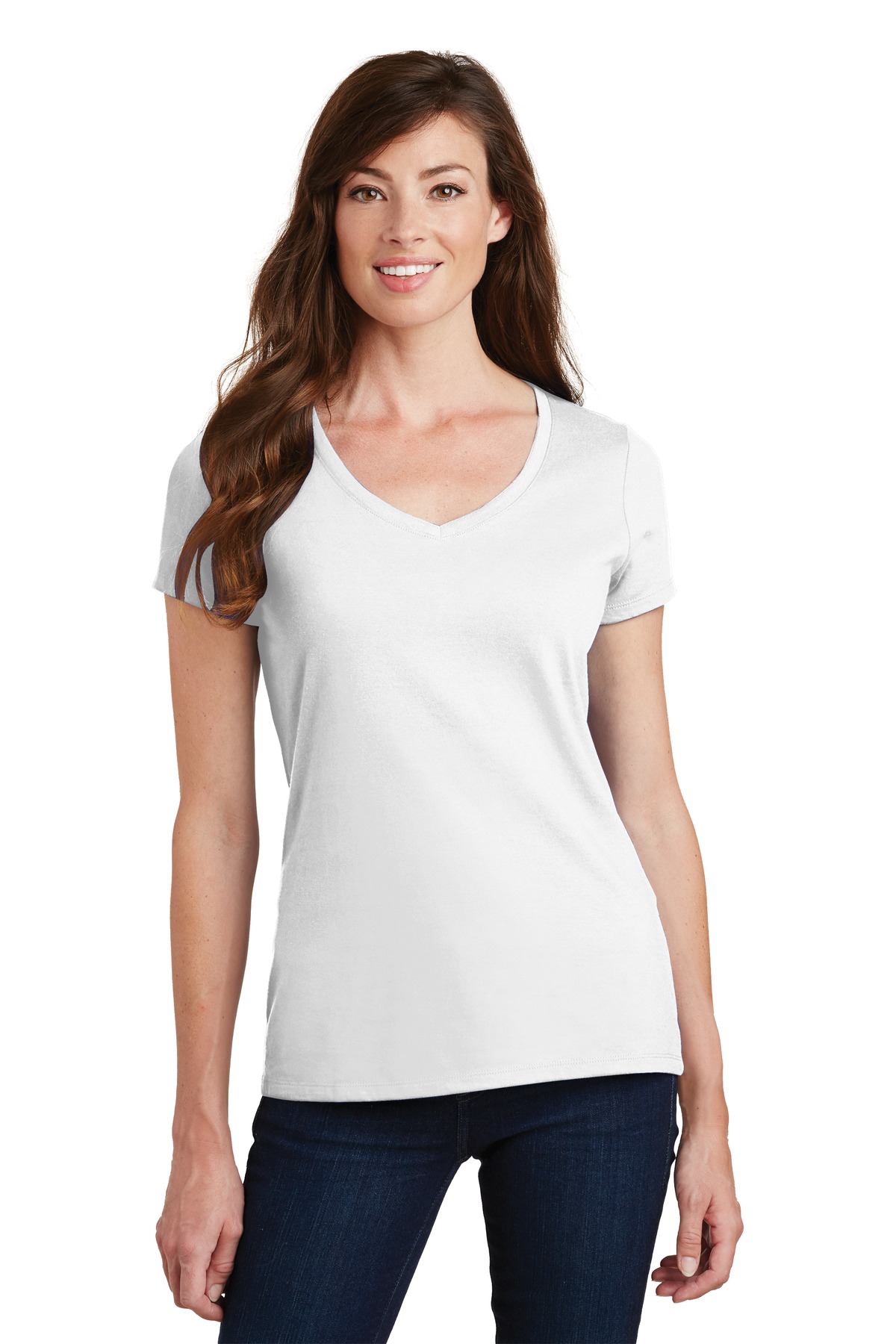 Port & Company ®  Ladies Fan Favorite V-Neck Tee. LPC450V