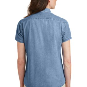 Port & Company ®  – Ladies Short Sleeve Value Denim Shirt.  LSP11