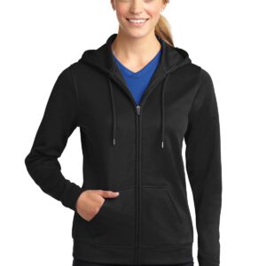 Sport-Tek ®  Ladies Sport-Wick ®  Fleece Full-Zip Hooded Jacket. LST238