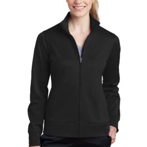 Sport-Tek ®  Ladies Sport-Wick ®  Fleece Full-Zip Jacket.  LST241