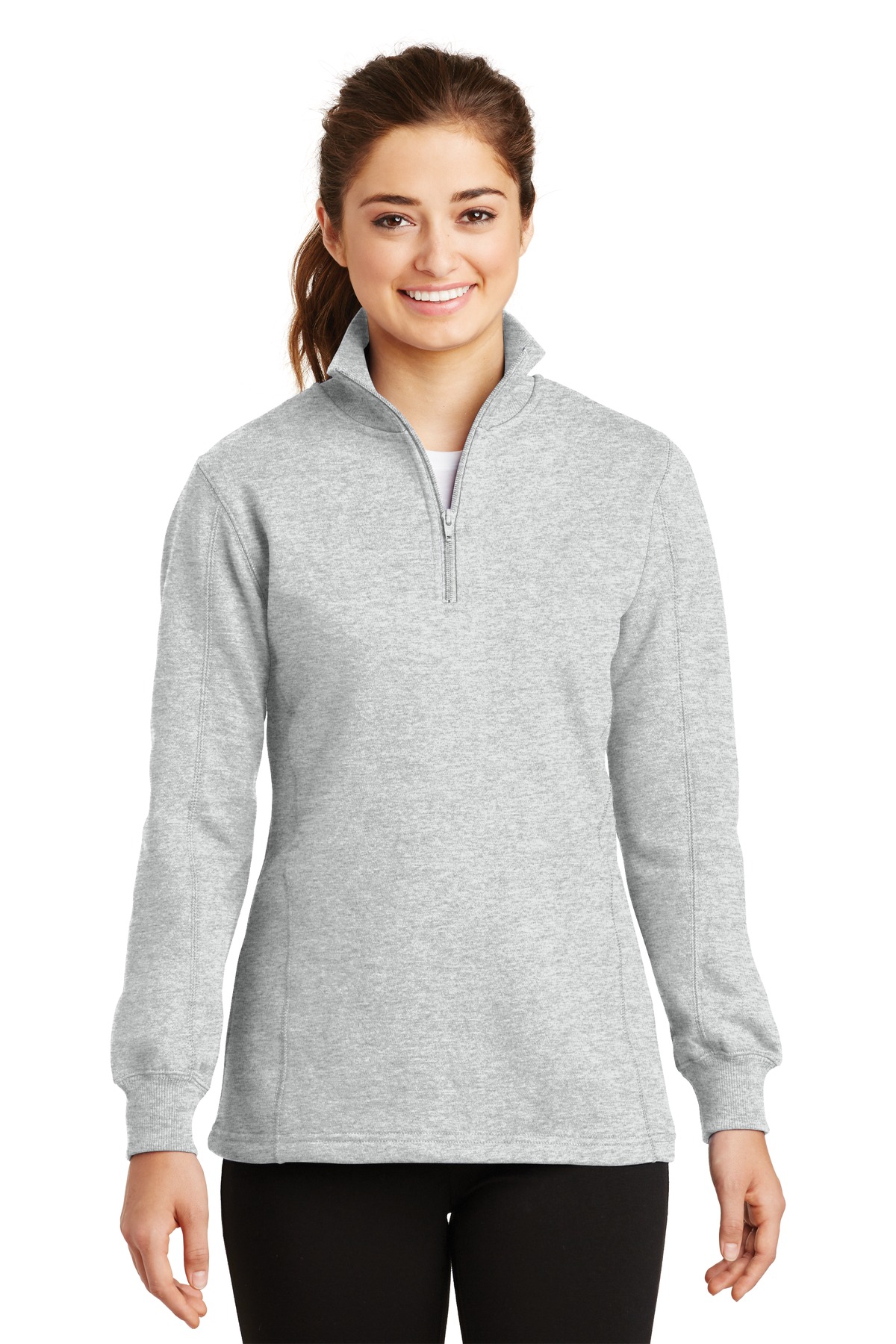 Sport-Tek ®  Ladies 1/4-Zip Sweatshirt. LST253