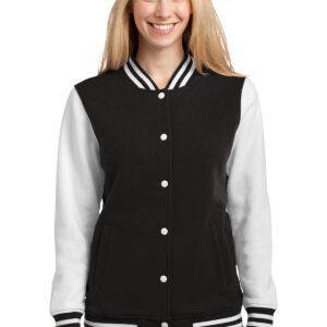 Sport-Tek ®  Ladies Fleece Letterman Jacket. LST270