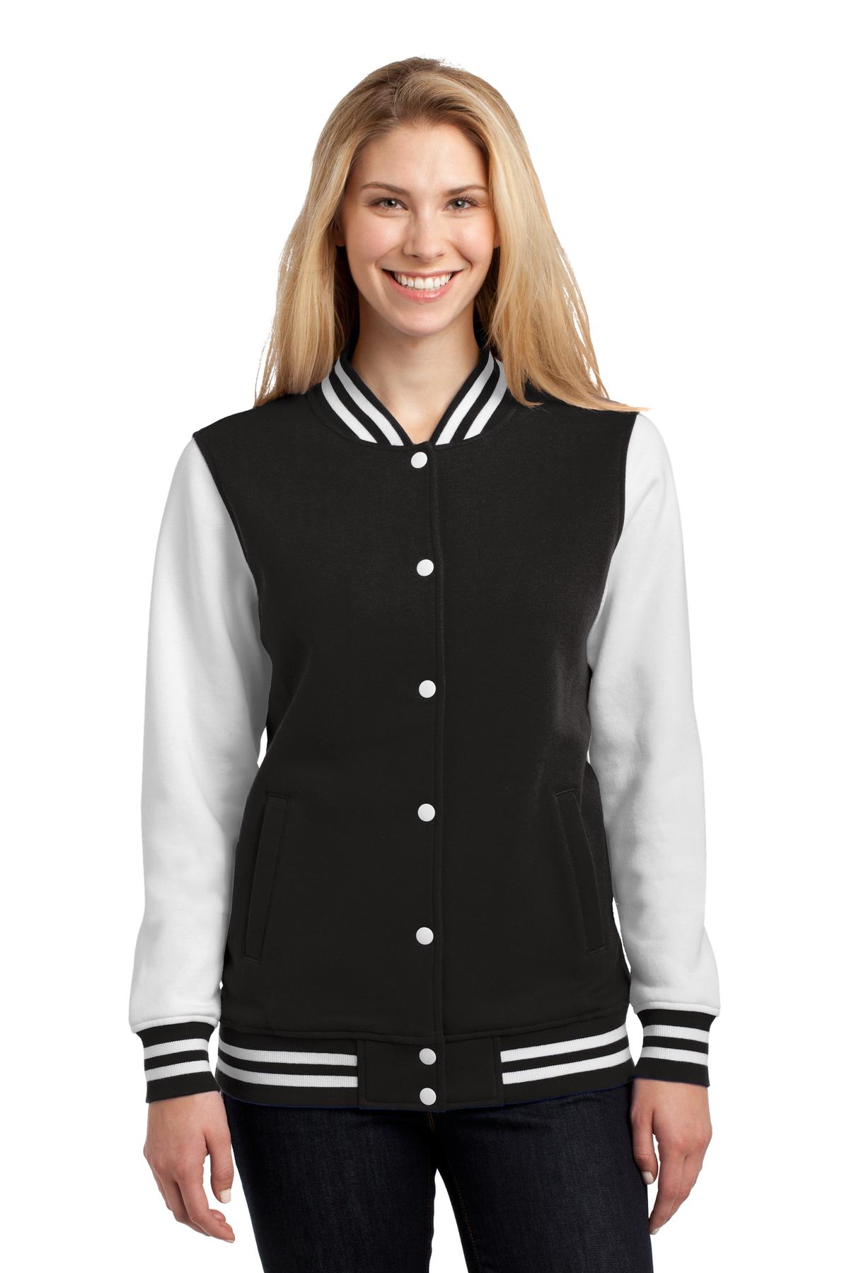 Sport-Tek ®  Ladies Fleece Letterman Jacket. LST270