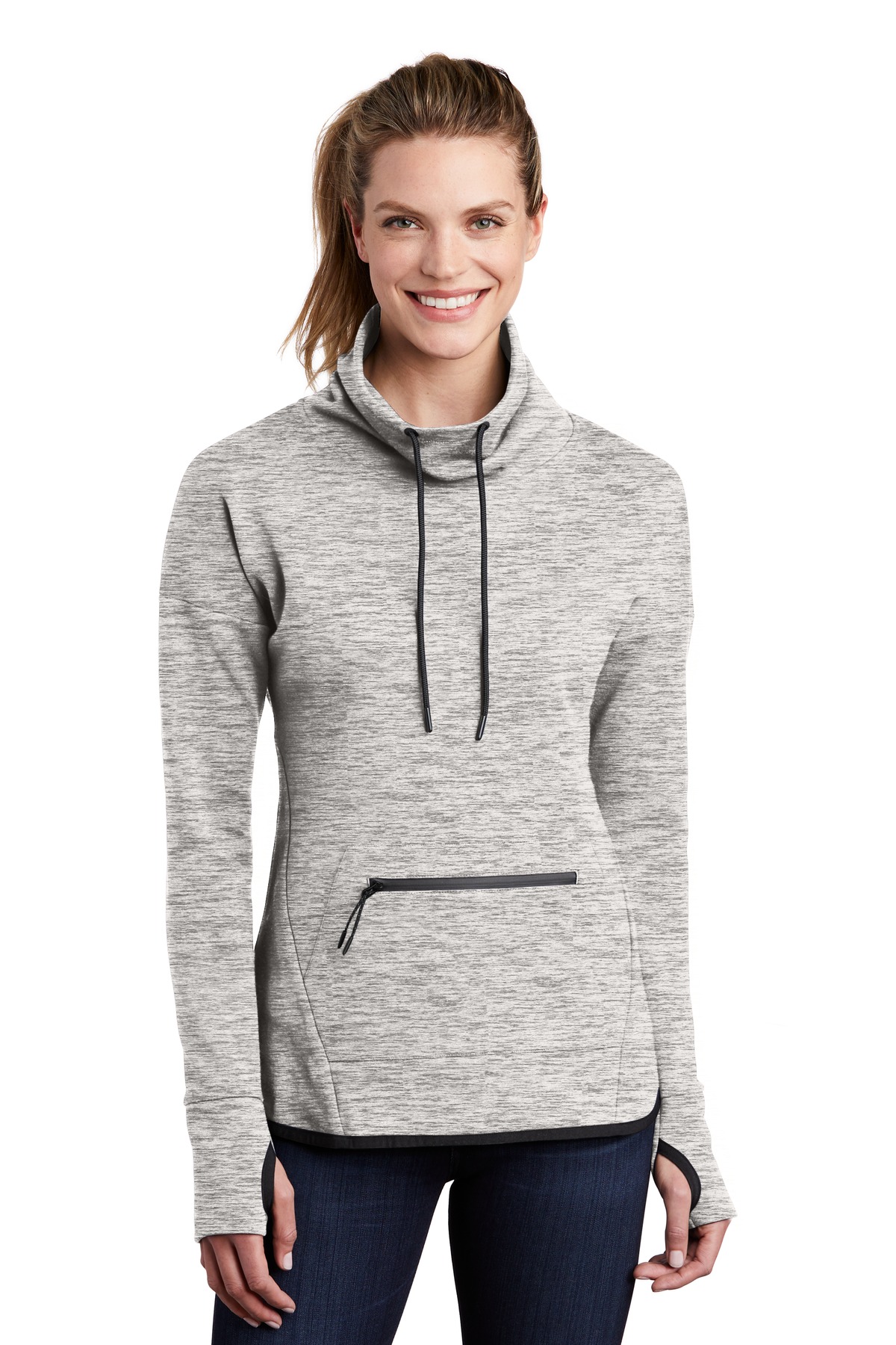 Sport-Tek  ®  Ladies Triumph Cowl Neck Pullover LST280