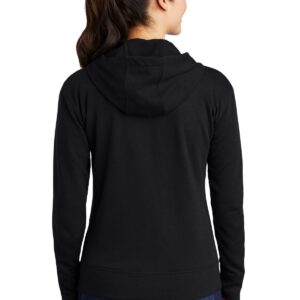 Sport-Tek  ®  Ladies PosiCharge  ®  Tri-Blend Wicking Fleece Full-Zip Hooded Jacket LST293