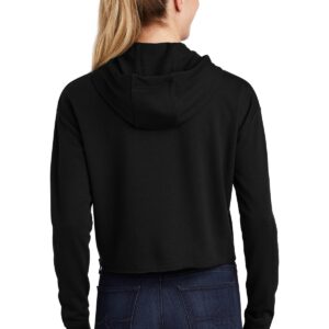 Sport-Tek  ®  Ladies PosiCharge  ®  Tri-Blend Wicking Fleece Crop Hooded Pullover LST298
