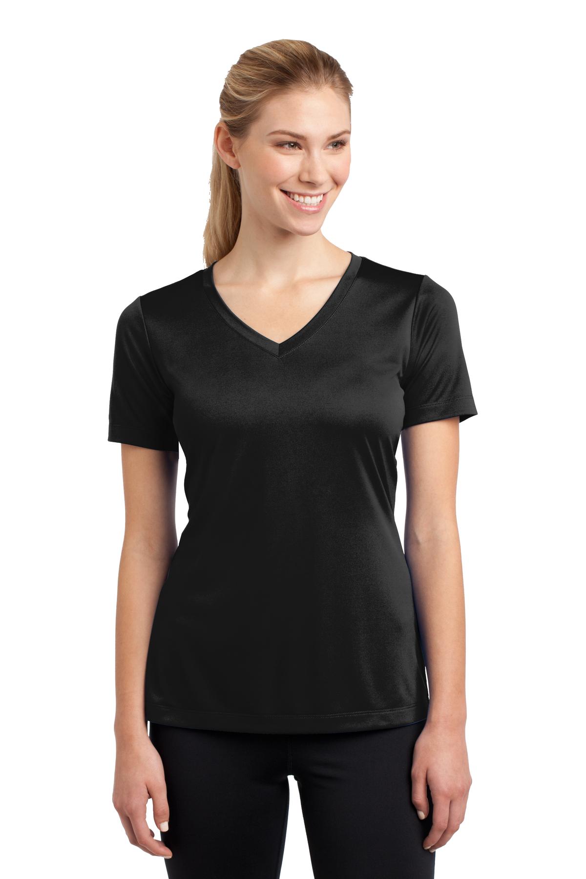 Sport-Tek ®  Ladies PosiCharge ®  Competitor™ V-Neck Tee. LST353