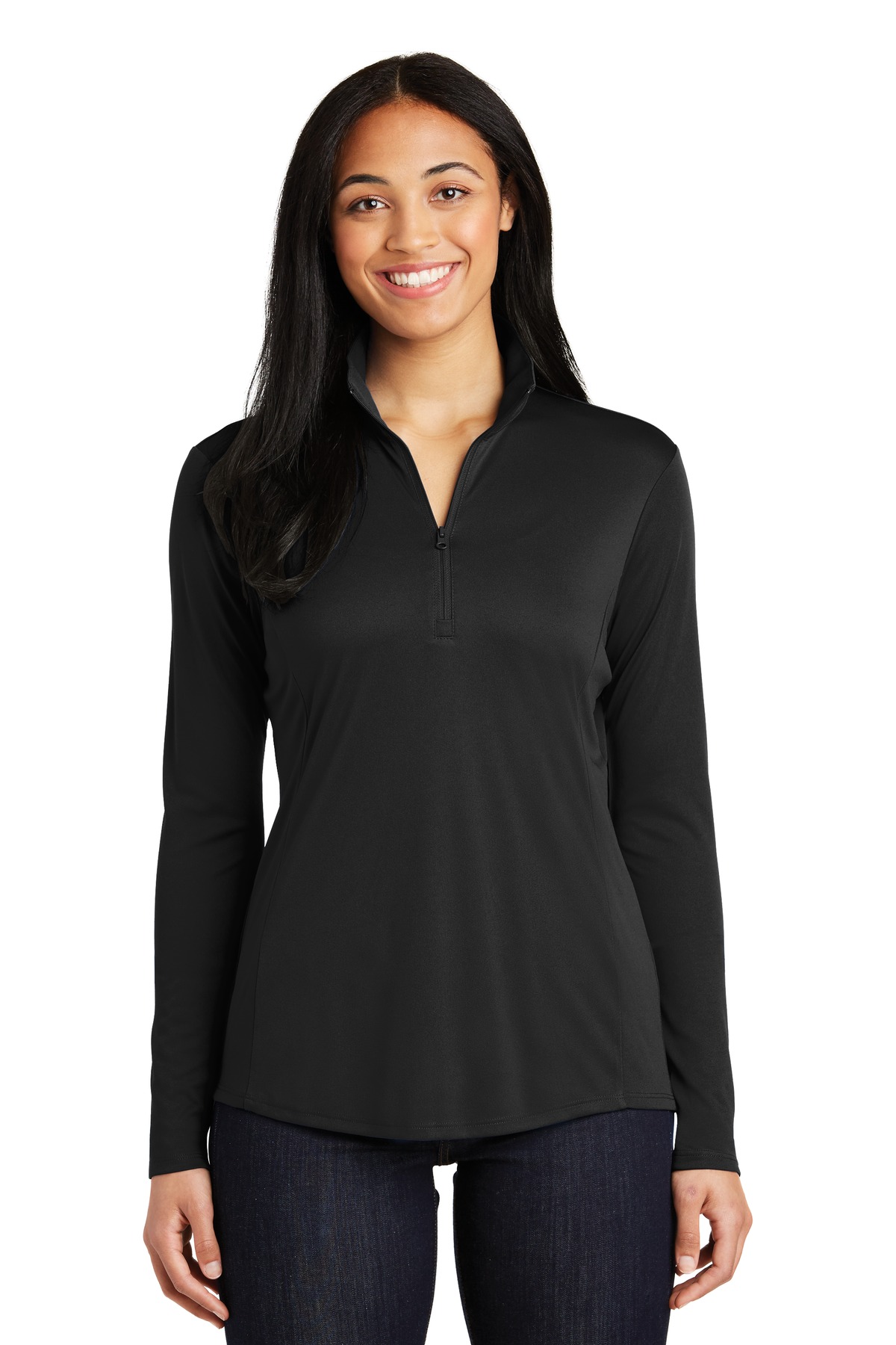 Sport-Tek ®  Ladies PosiCharge ®  Competitor ™  1/4-Zip Pullover. LST357