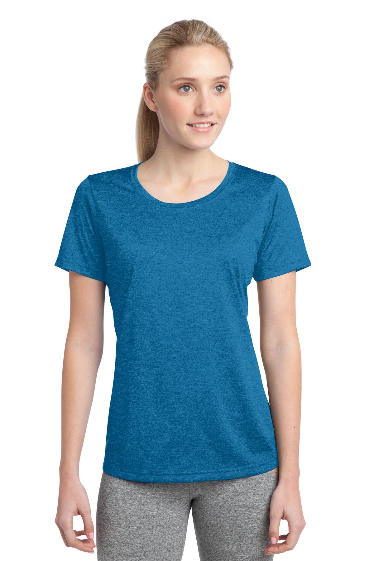 Sport-Tek ®  Ladies Heather Contender ™  Scoop Neck Tee. LST360