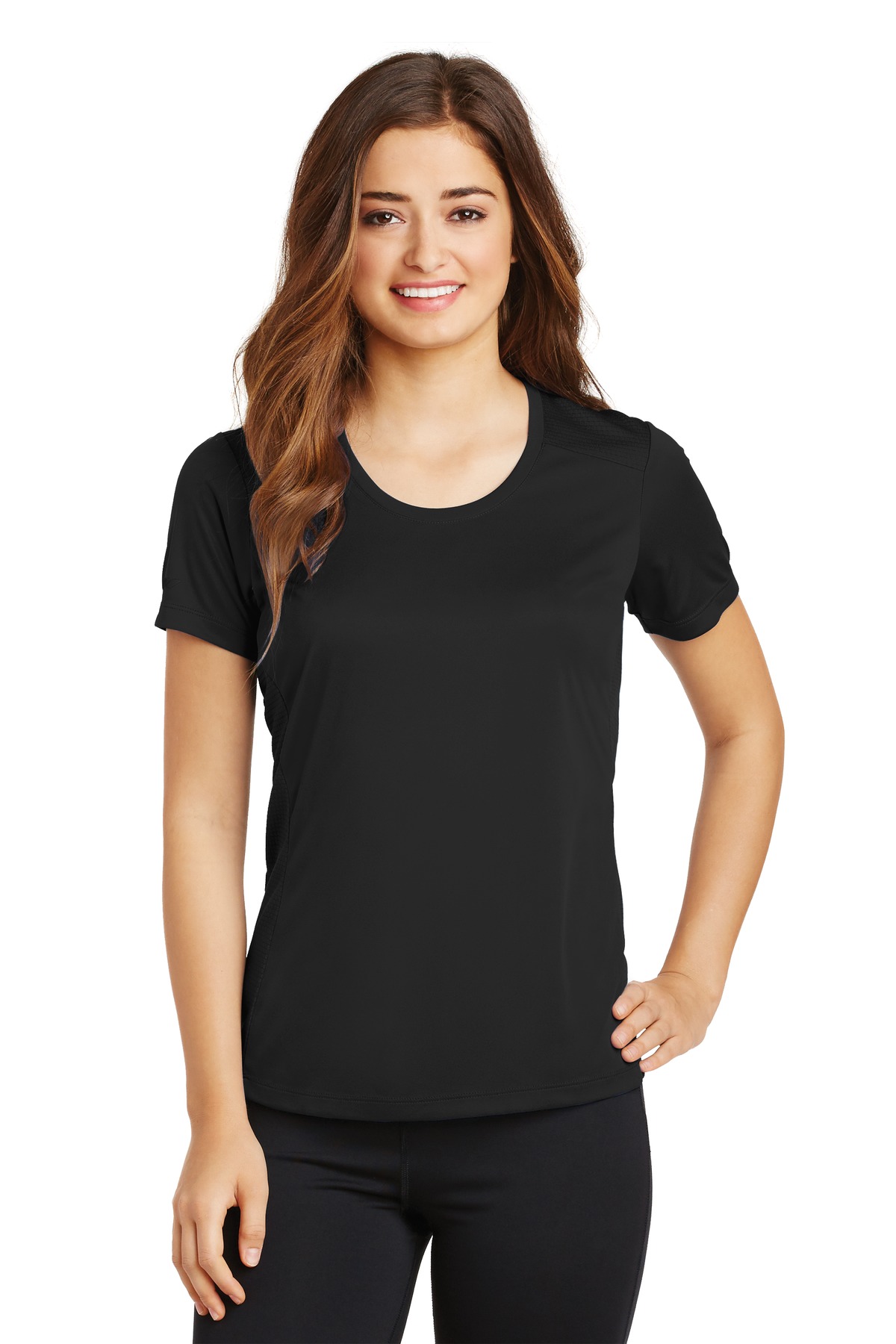 Sport-Tek ®  Ladies PosiCharge ®  Elevate Scoop Neck Tee. LST380