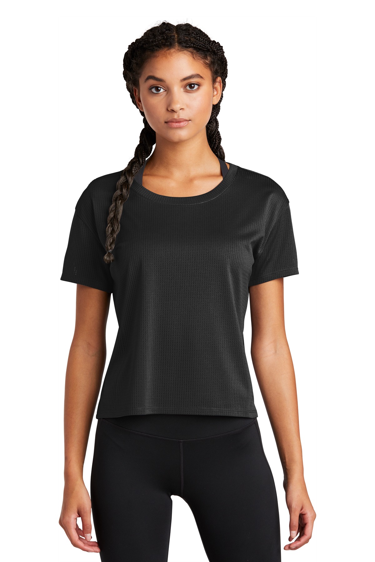 Sport-Tek  ®  Ladies PosiCharge  ®  Draft Crop Tee. LST411