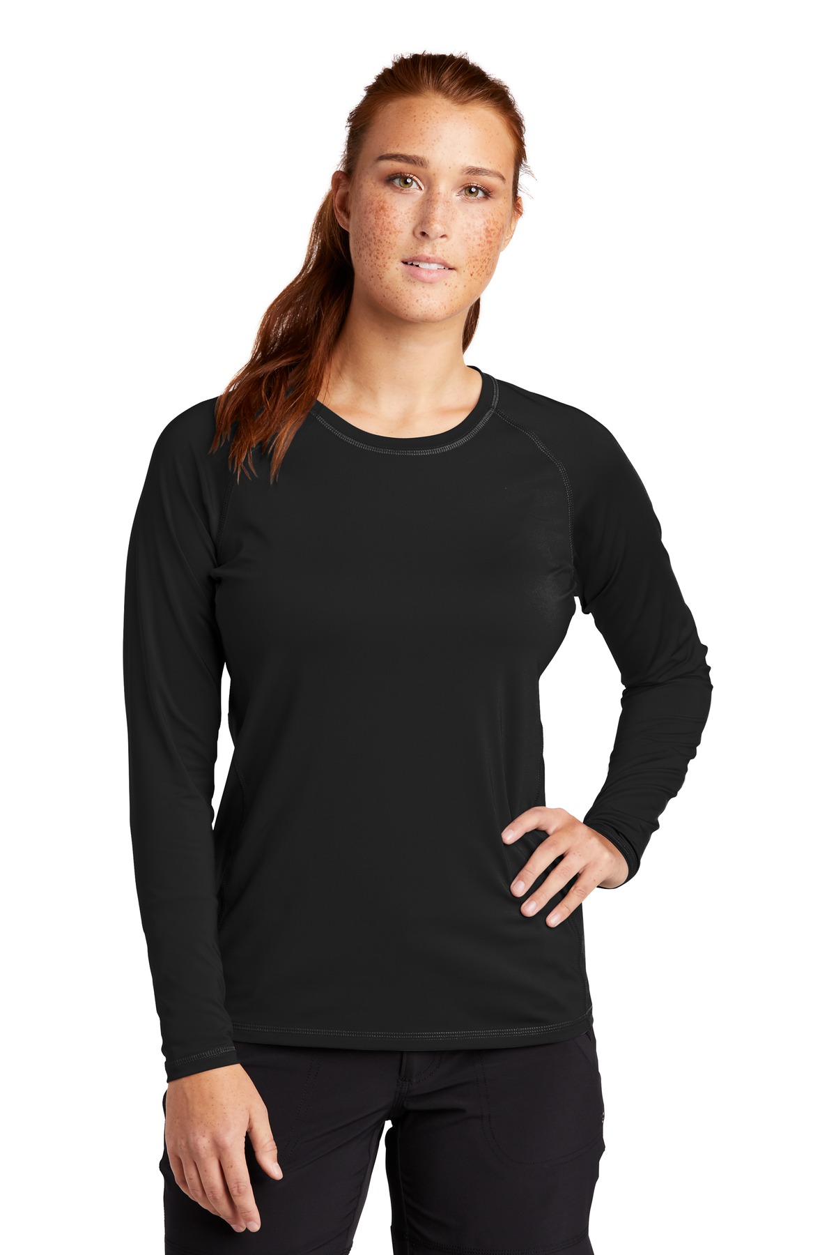 Sport-Tek  ®  Ladies Long Sleeve Rashguard Tee. LST470LS