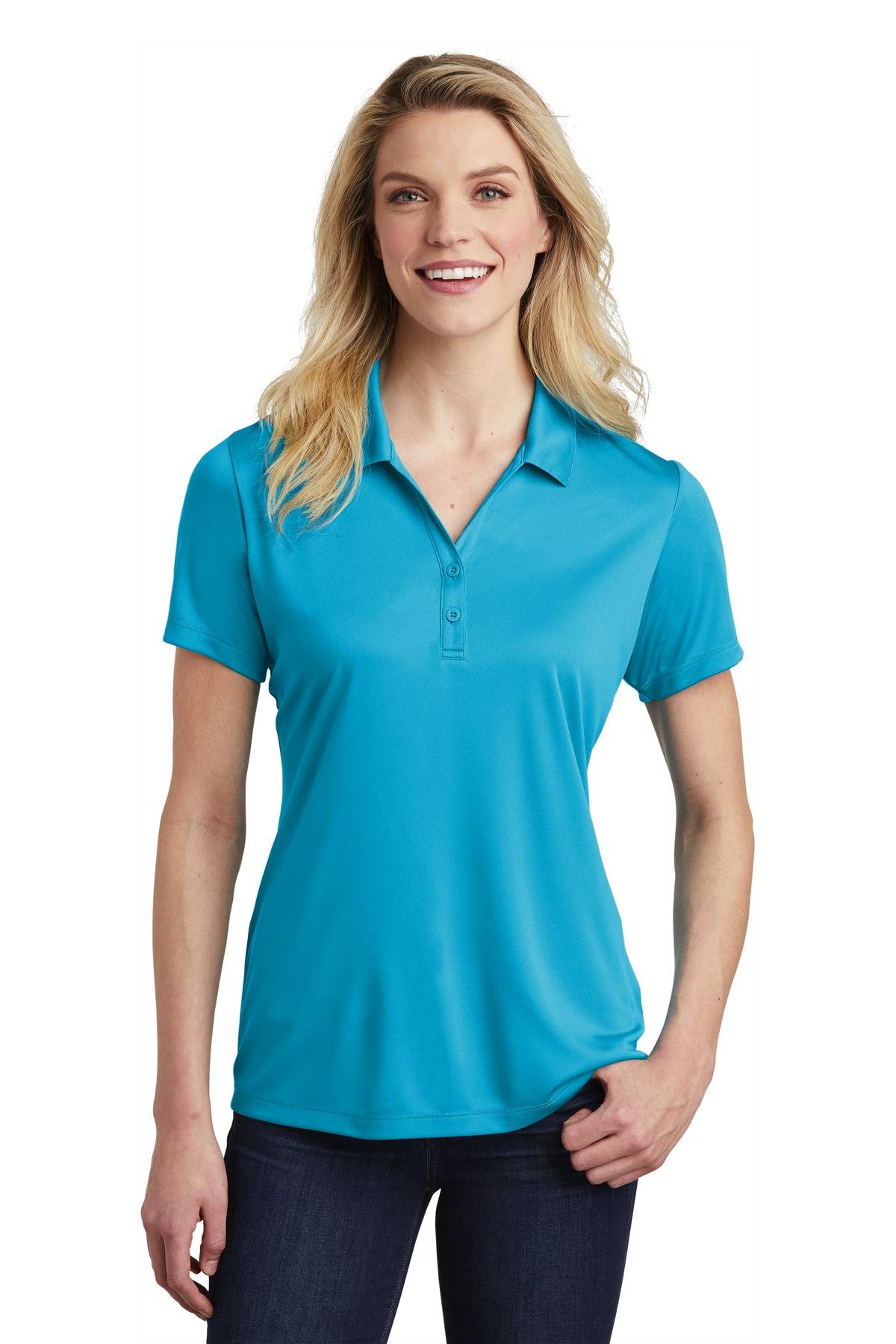 Sport-Tek  ®  Ladies PosiCharge  ®  Competitor  ™  Polo. LST550