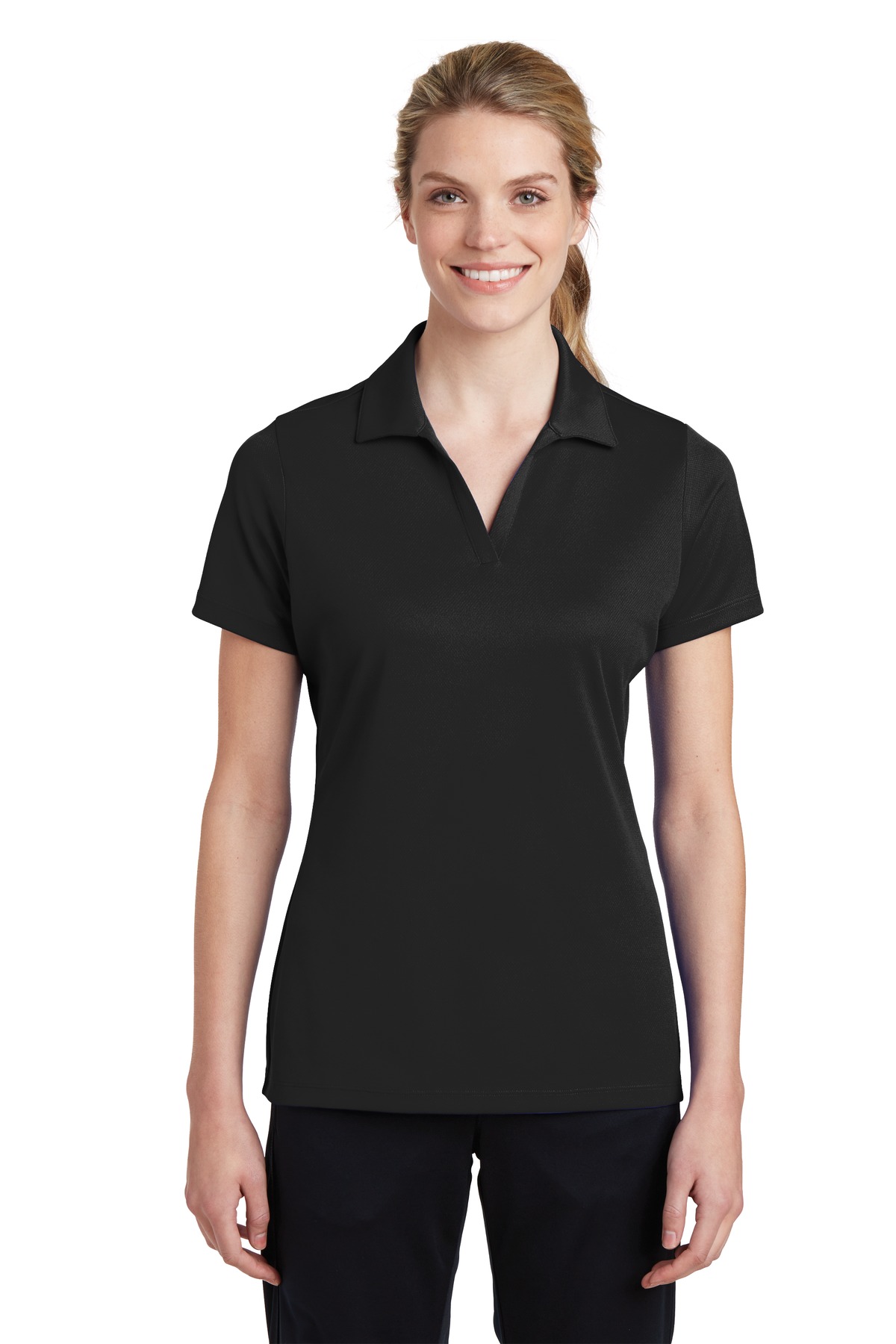 Sport-Tek ®  Ladies PosiCharge ®  RacerMesh ®  Polo. LST640