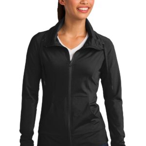 Sport-Tek ®  Ladies Sport-Wick ®  Stretch Full-Zip Jacket. LST852