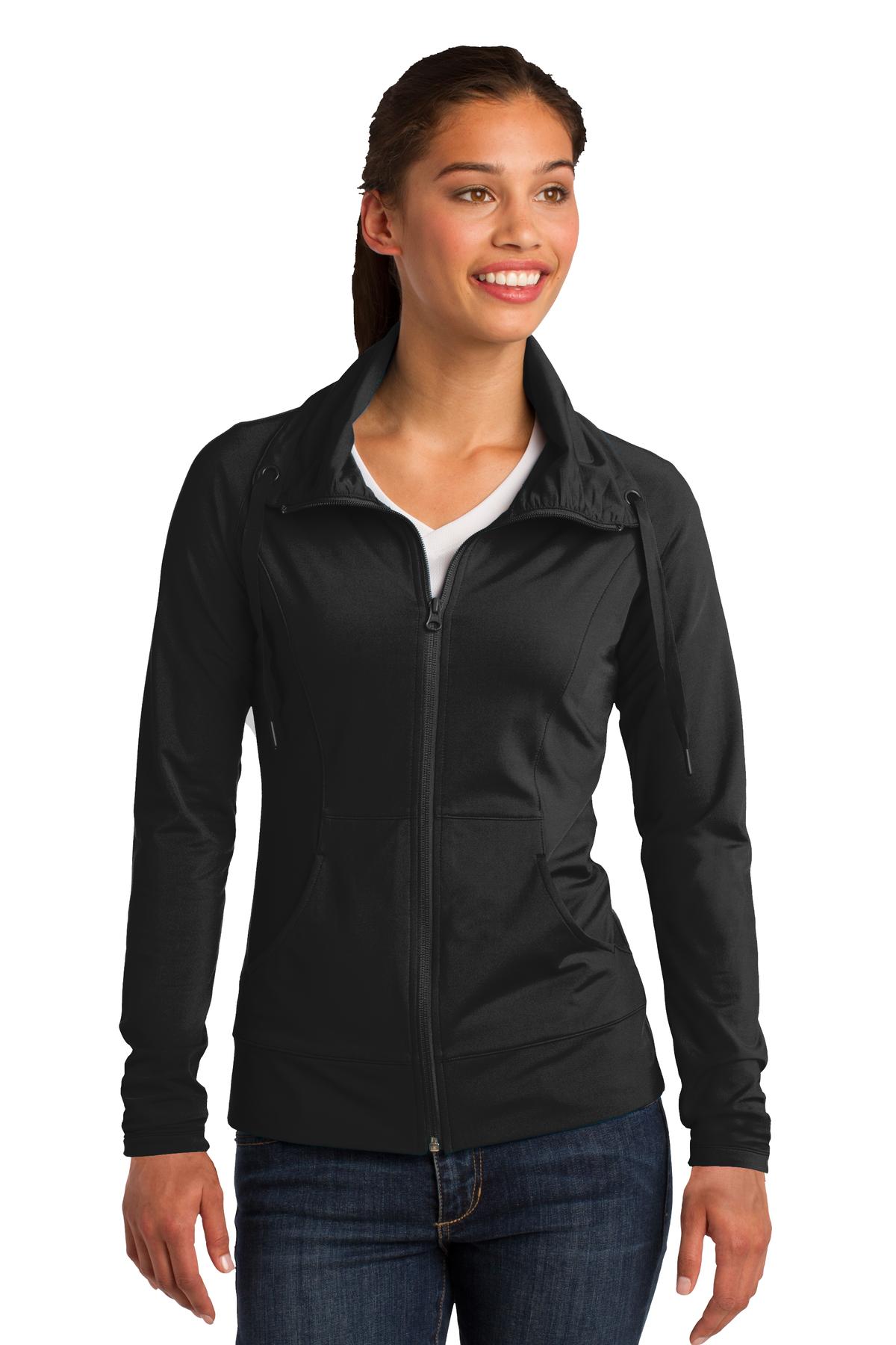 Sport-Tek ®  Ladies Sport-Wick ®  Stretch Full-Zip Jacket. LST852