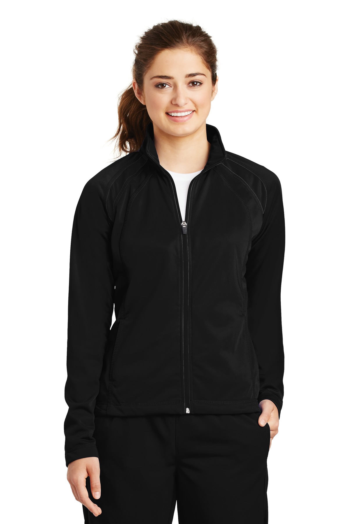 Sport-Tek ®  Ladies Tricot Track Jacket. LST90