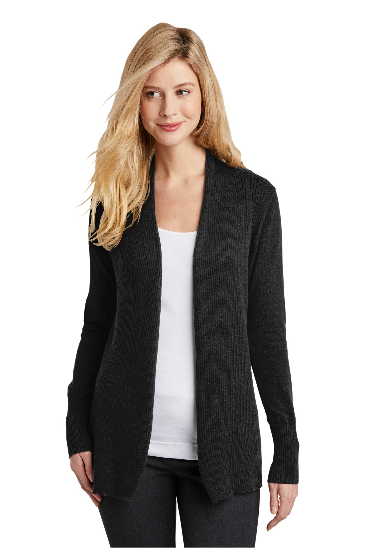 Port Authority ®  Ladies Open Front Cardigan Sweater. LSW289