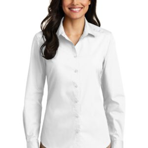 Port Authority ®  Ladies Long Sleeve Carefree Poplin Shirt. LW100