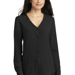 Port Authority ®  Ladies Long Sleeve Button-Front Blouse. LW700
