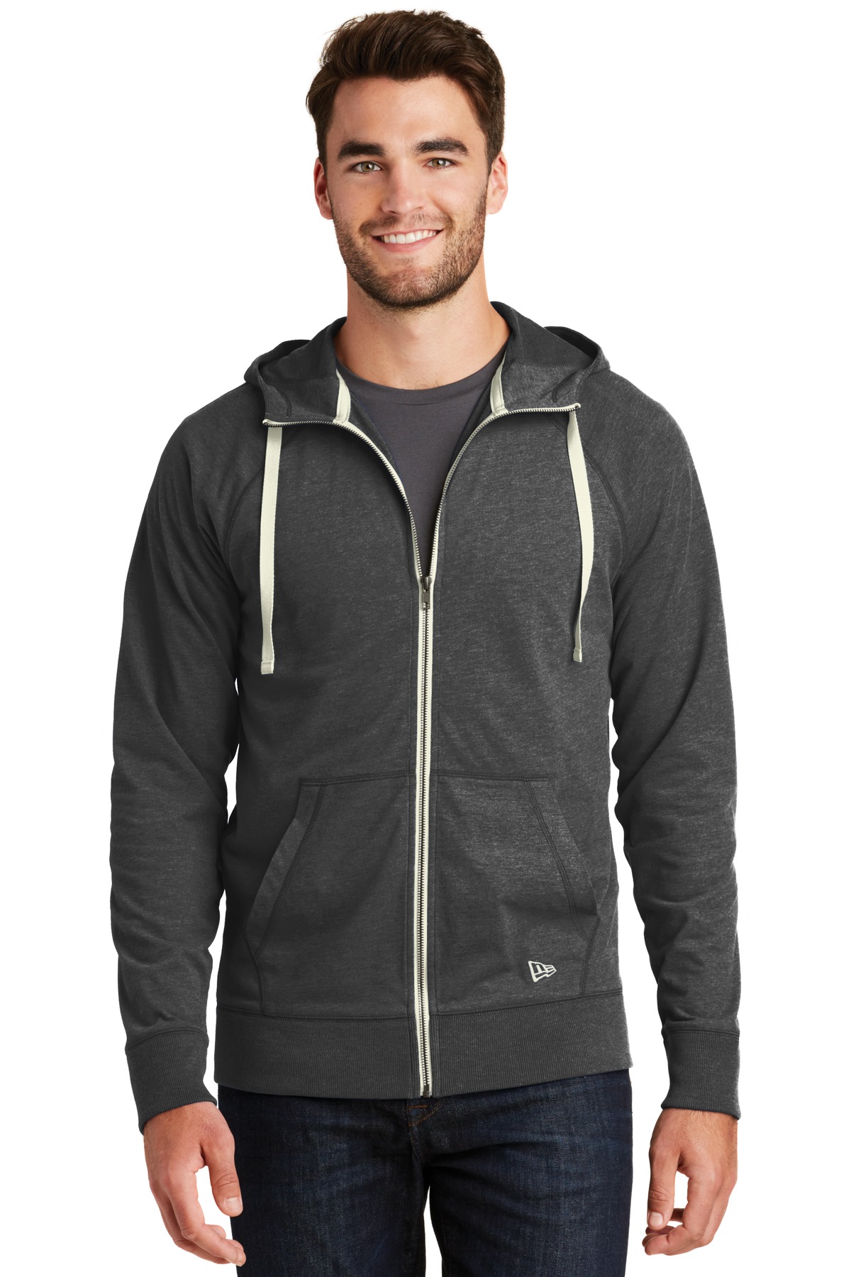 New Era  ®  Sueded Cotton Blend Full-Zip Hoodie. NEA122