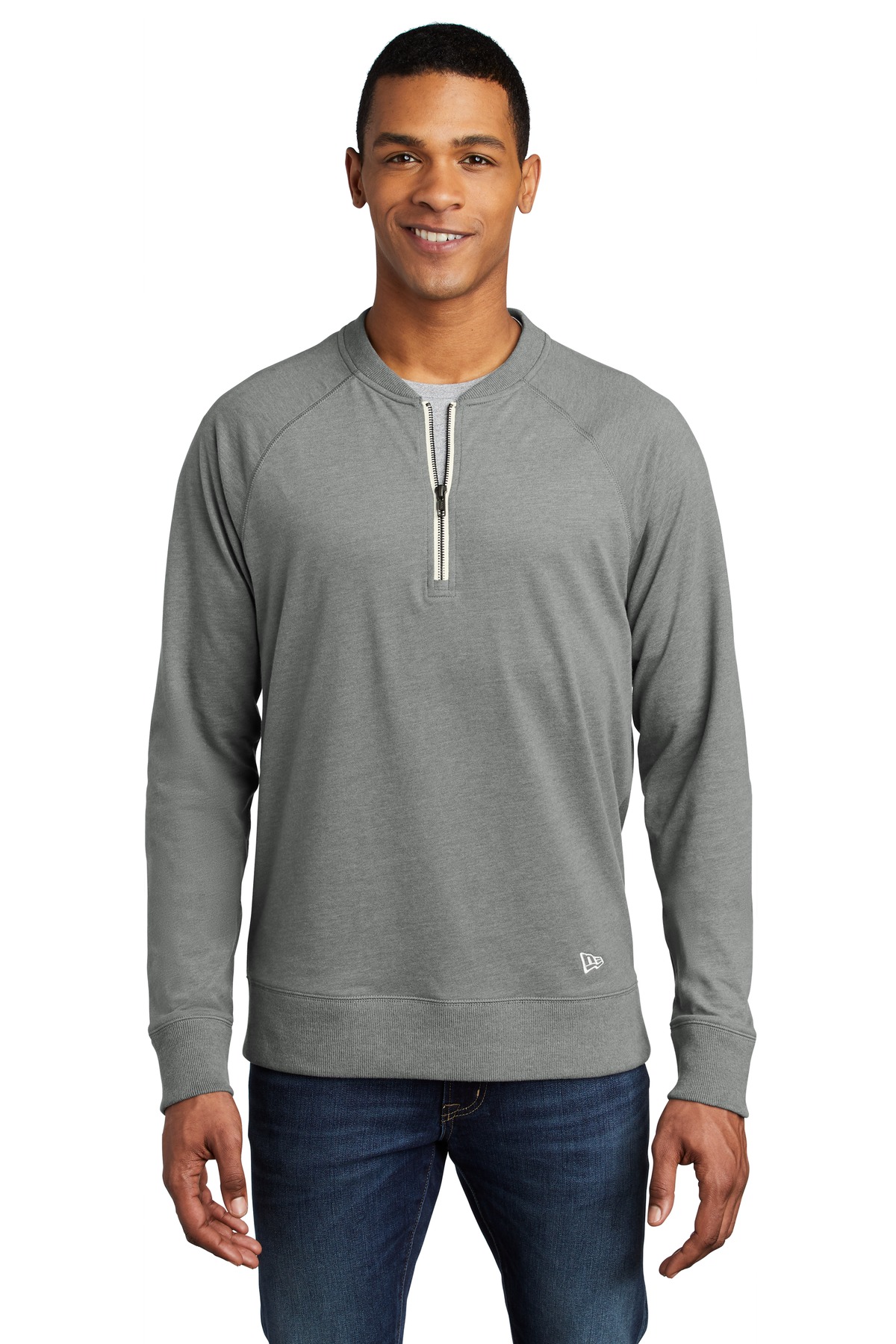 New Era  ®  Sueded Cotton Blend 1/4-Zip Pullover NEA123