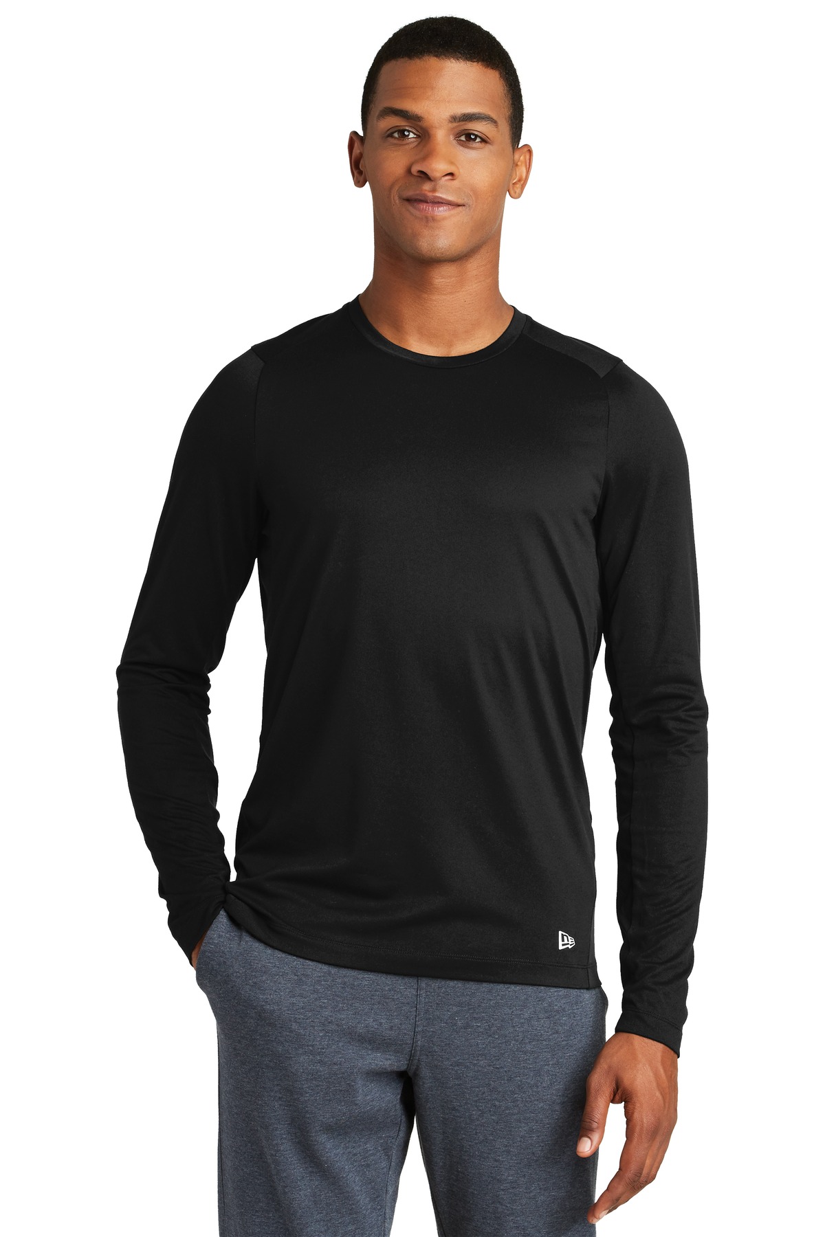 New Era  ®  Series Performance Long Sleeve Crew Tee. NEA201