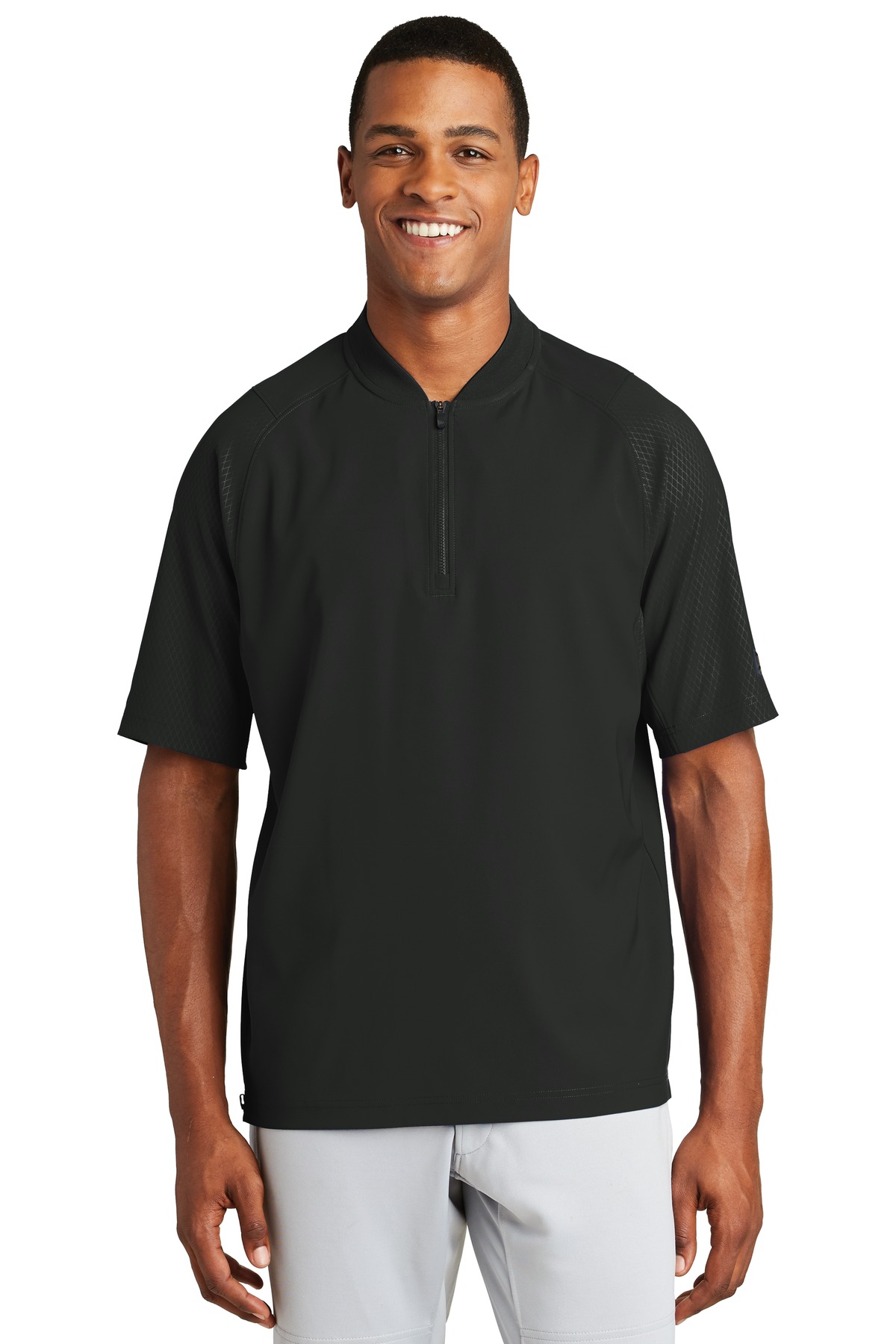 New Era  ®  Cage Short Sleeve 1/4-Zip Jacket. NEA600