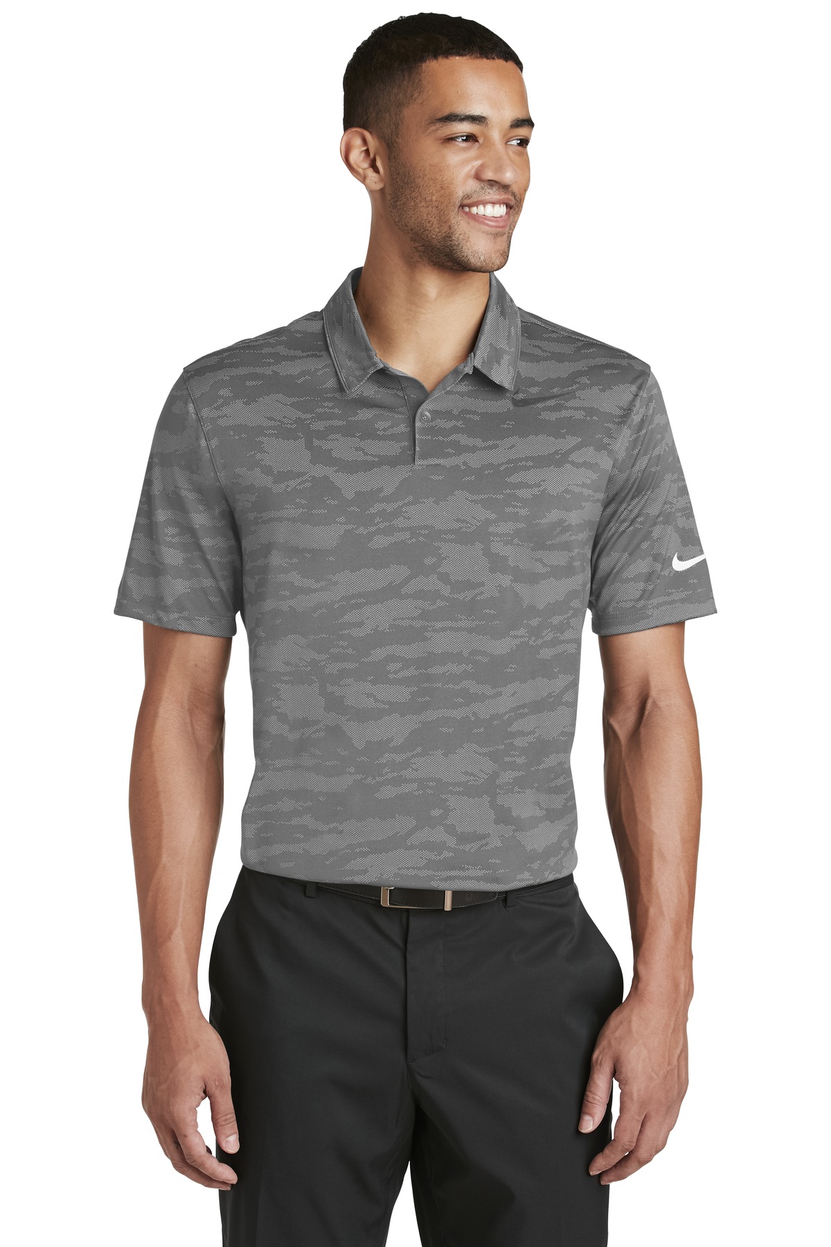 Nike Dri-FIT Waves Jacquard Polo. NKAA1852